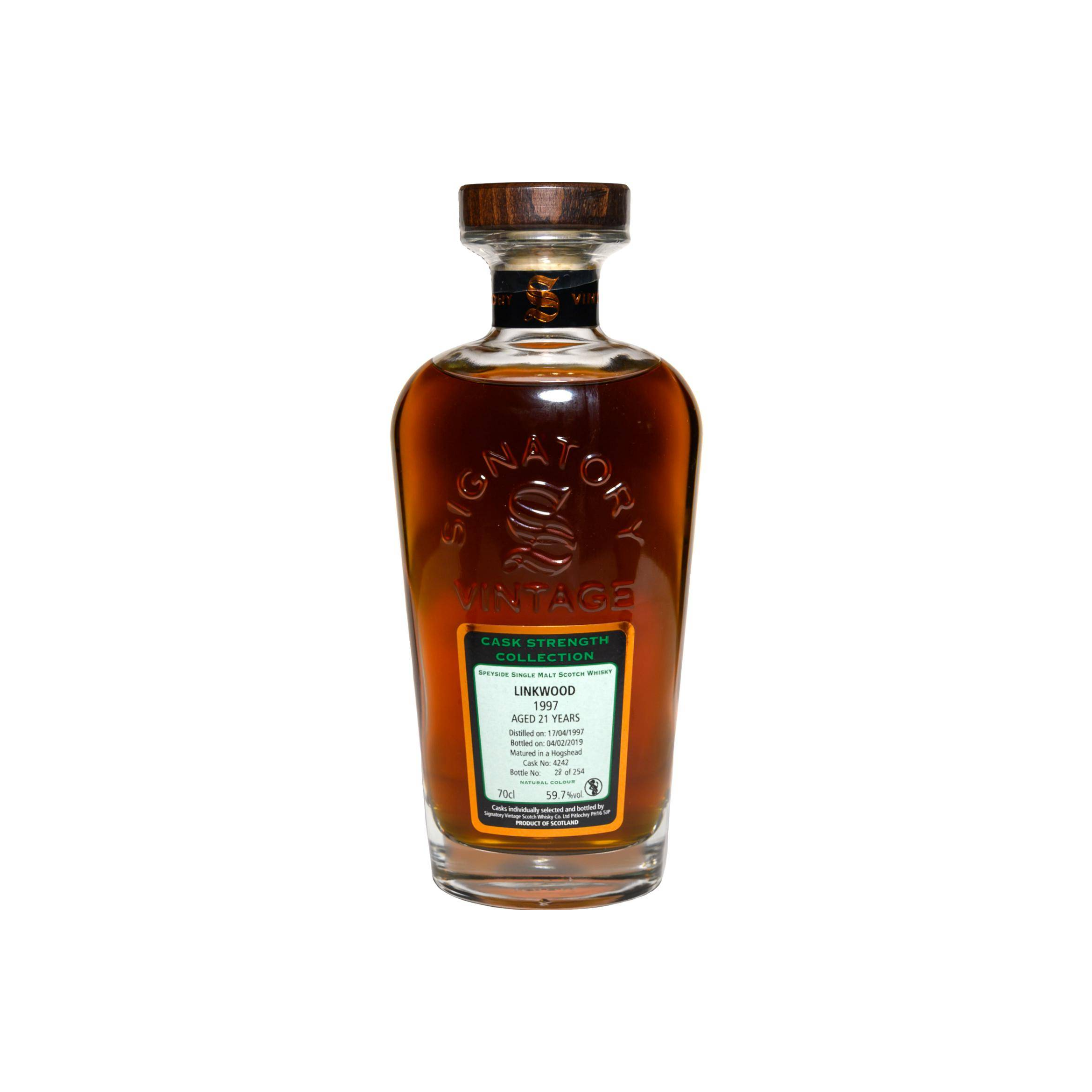 Linkwood Cask Strength Collection 1997 21 Years Single Malt Whisky