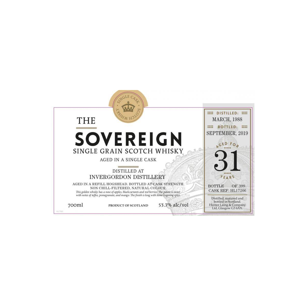 Invergordon 1988 31 Years Single Grain Whisky 3