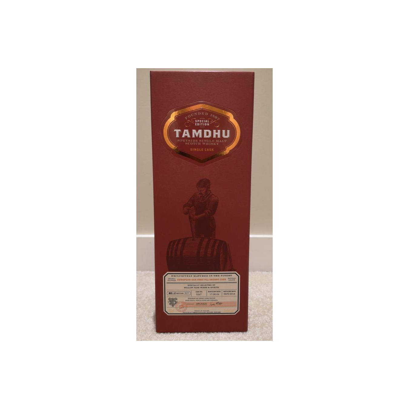 Tamdhu Single Cask 2004 14 Years Single Malt Whisky 2