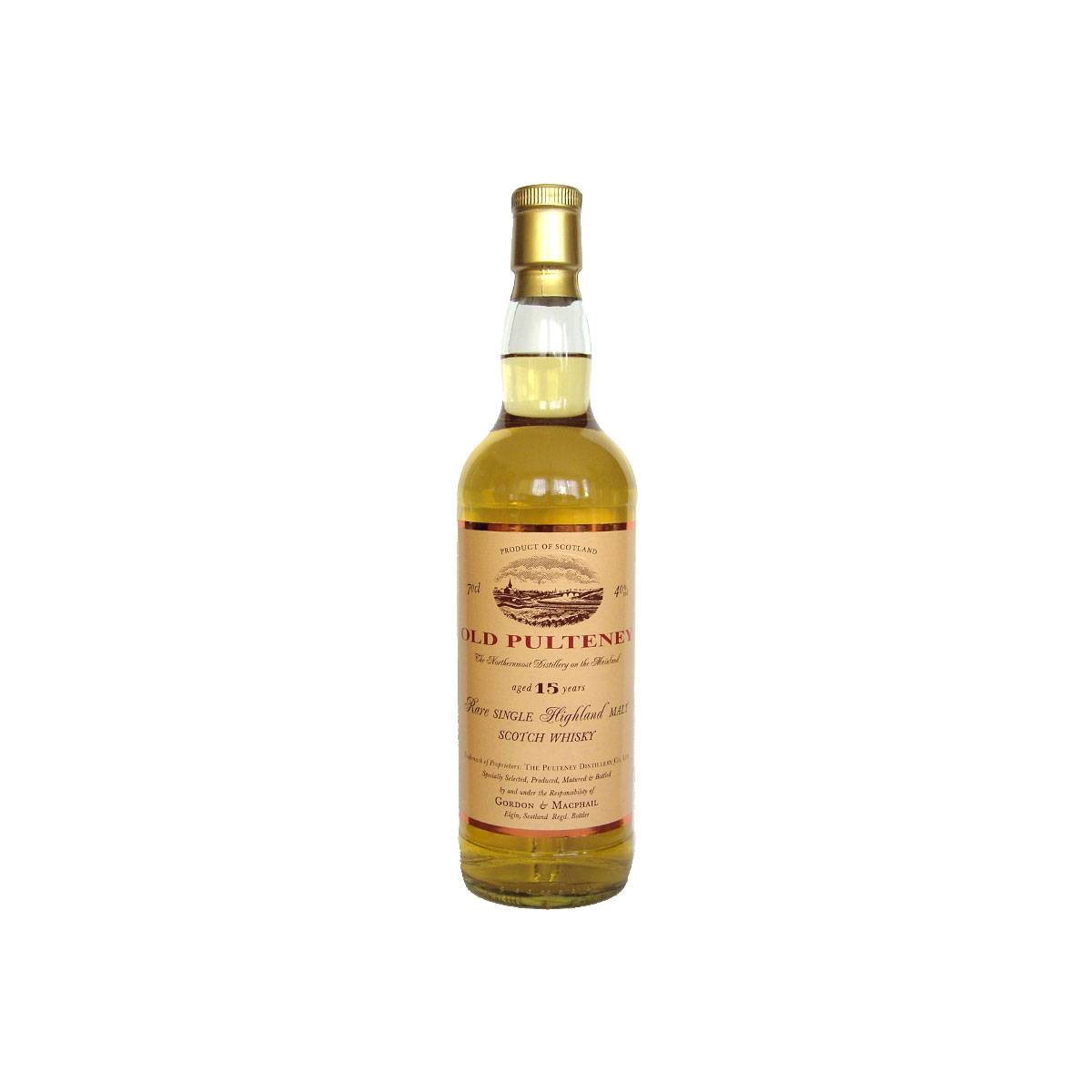 Old Pulteney Licensed Bottling 15 Years Single Malt Whisky