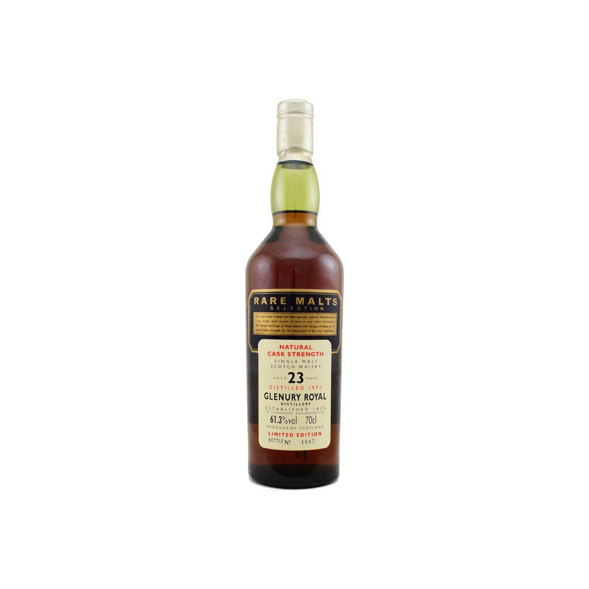 Glenury Royal 1971 23 Years Single Malt Whisky