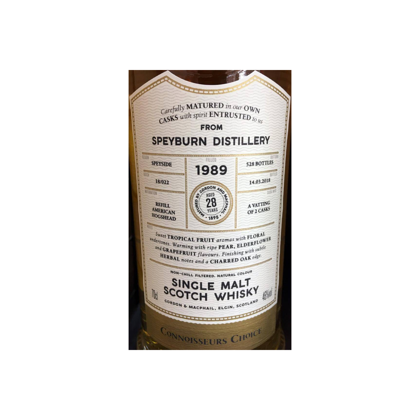 Spey Connoisseurs Choice 1989 28 Years Single Malt Whisky 2