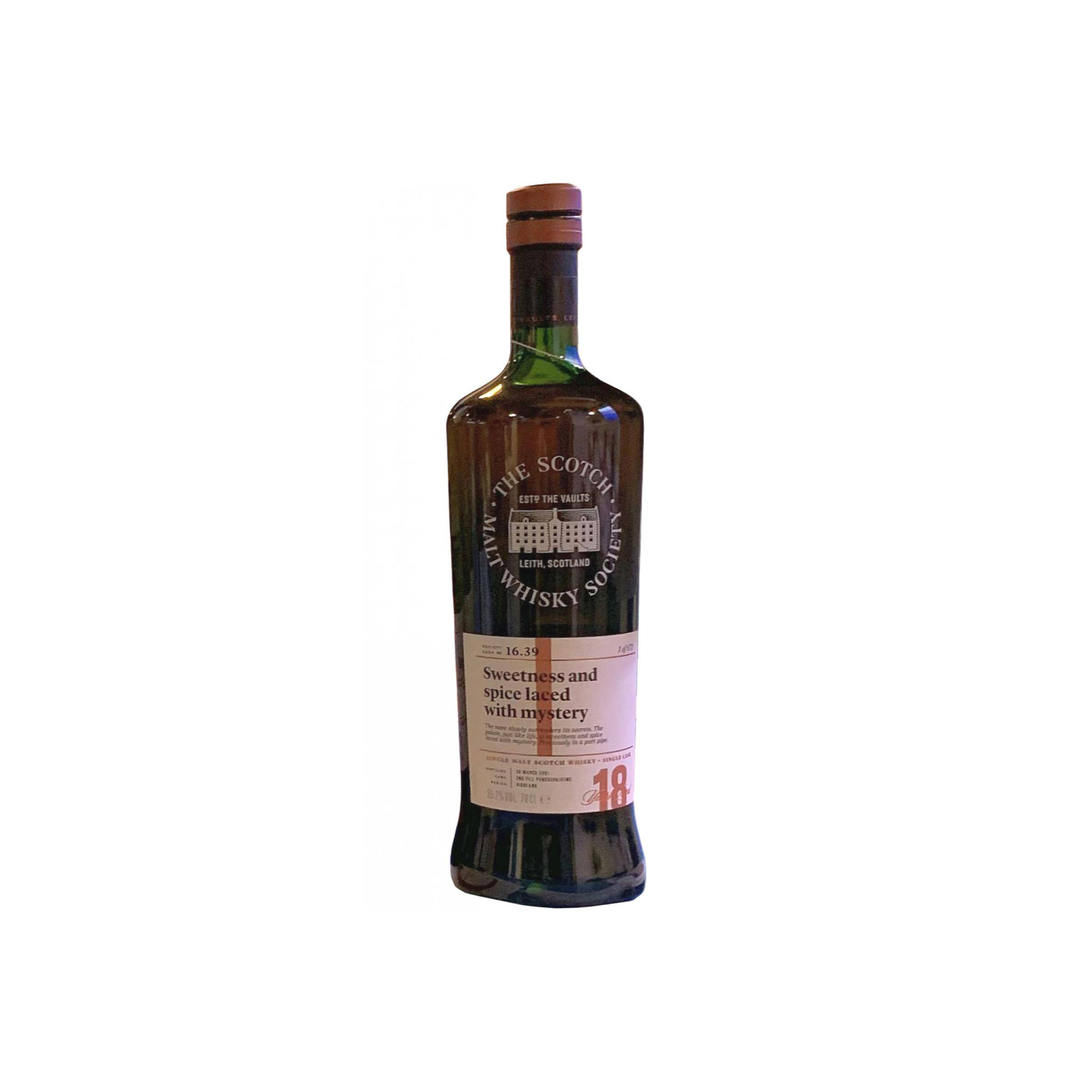 The Scotch Malt Whisky Society 2001 18 Years Single Malt Whisky