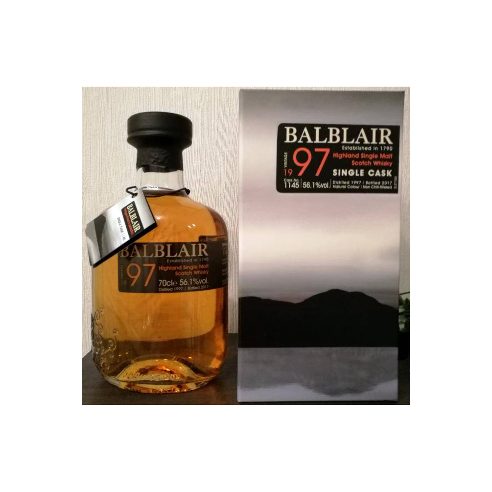 Balblair Single Cask 1997 20 Years Single Malt Whisky 2