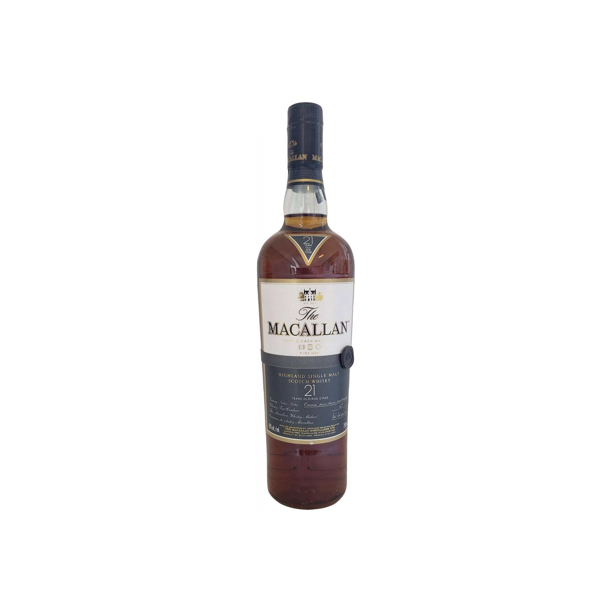 The Macallan 21 Years Single Malt Whisky