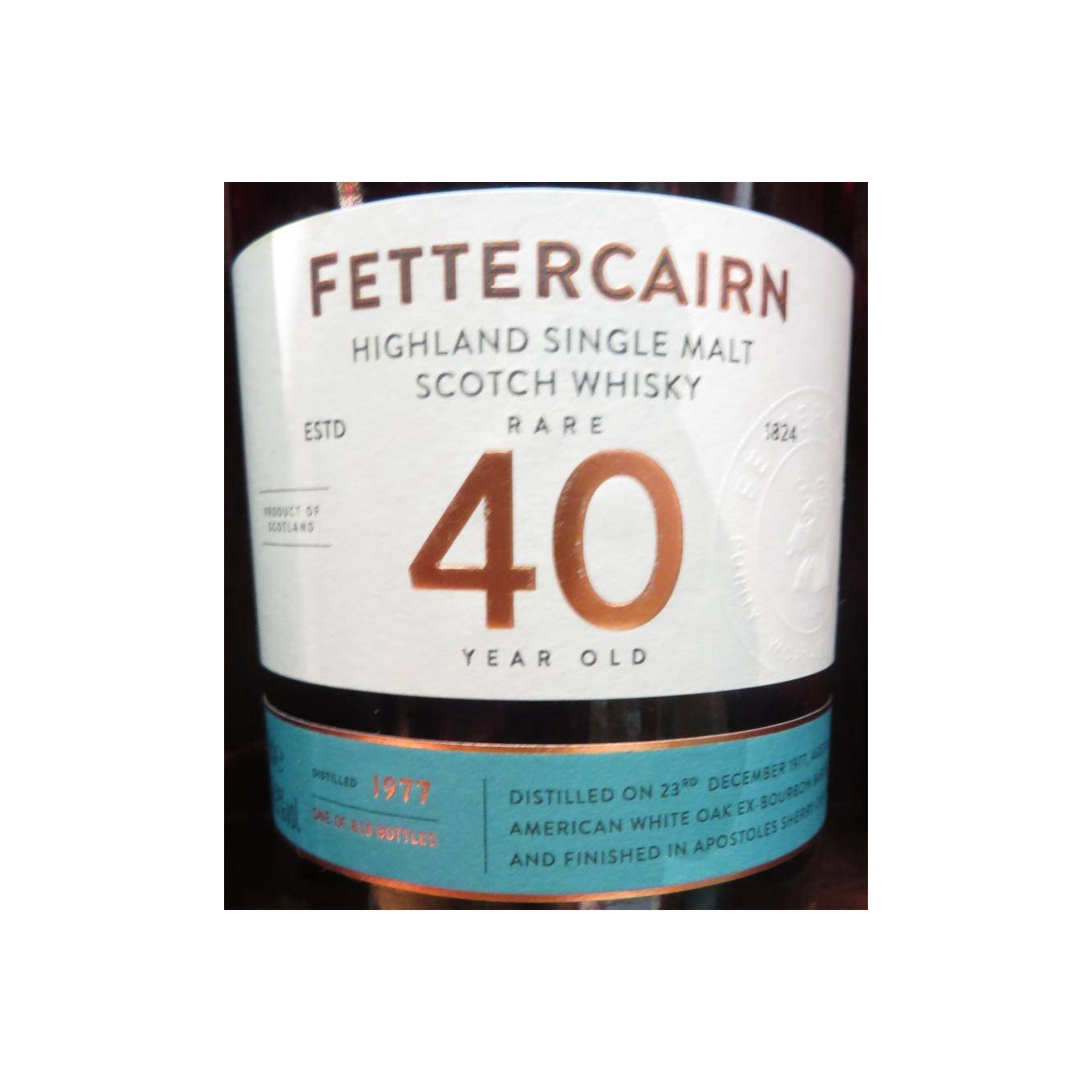 Fettercairn 1977 40 Years Single Malt Whisky 3
