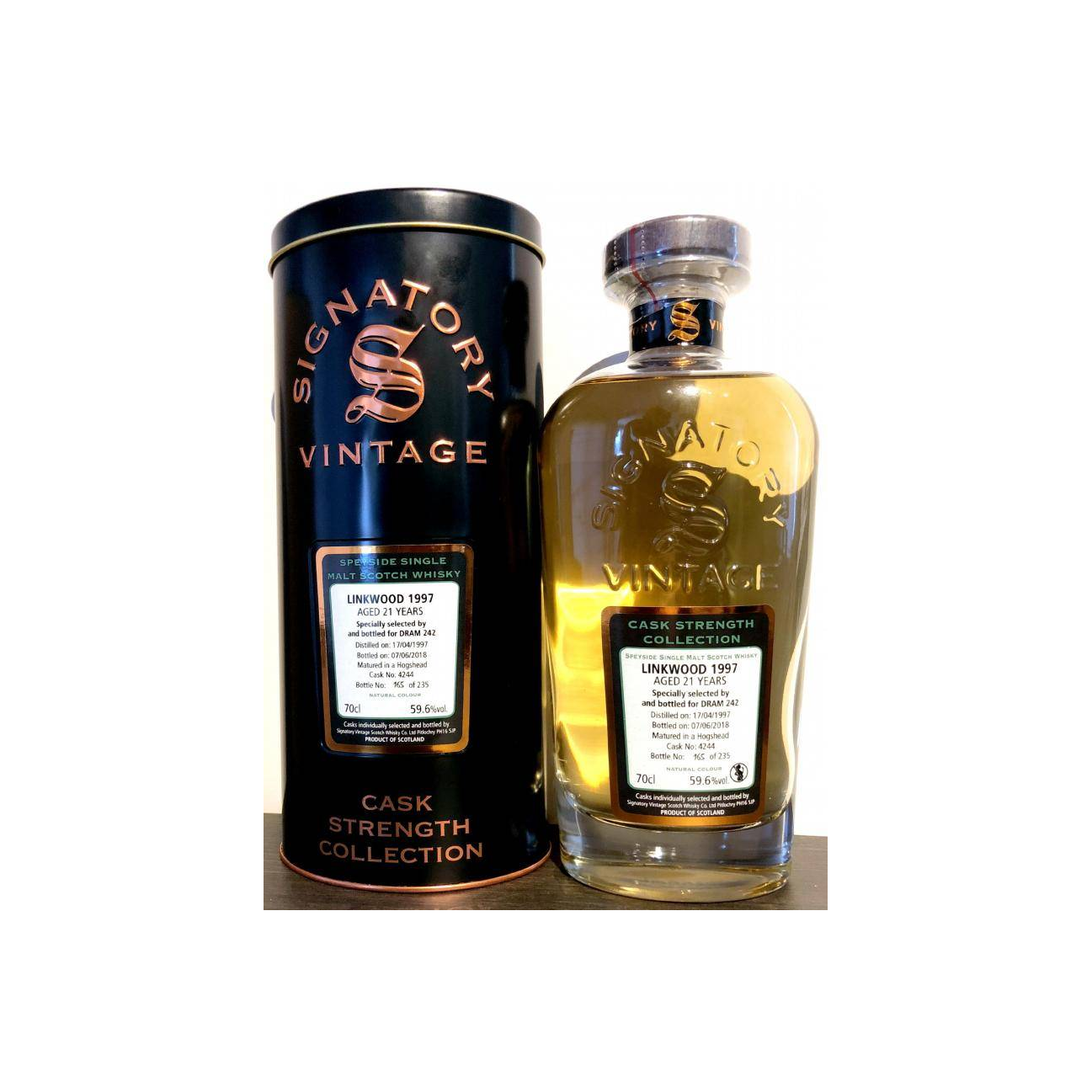 Linkwood Cask Strength Collection 1997 21 Years Single Malt Whisky 2