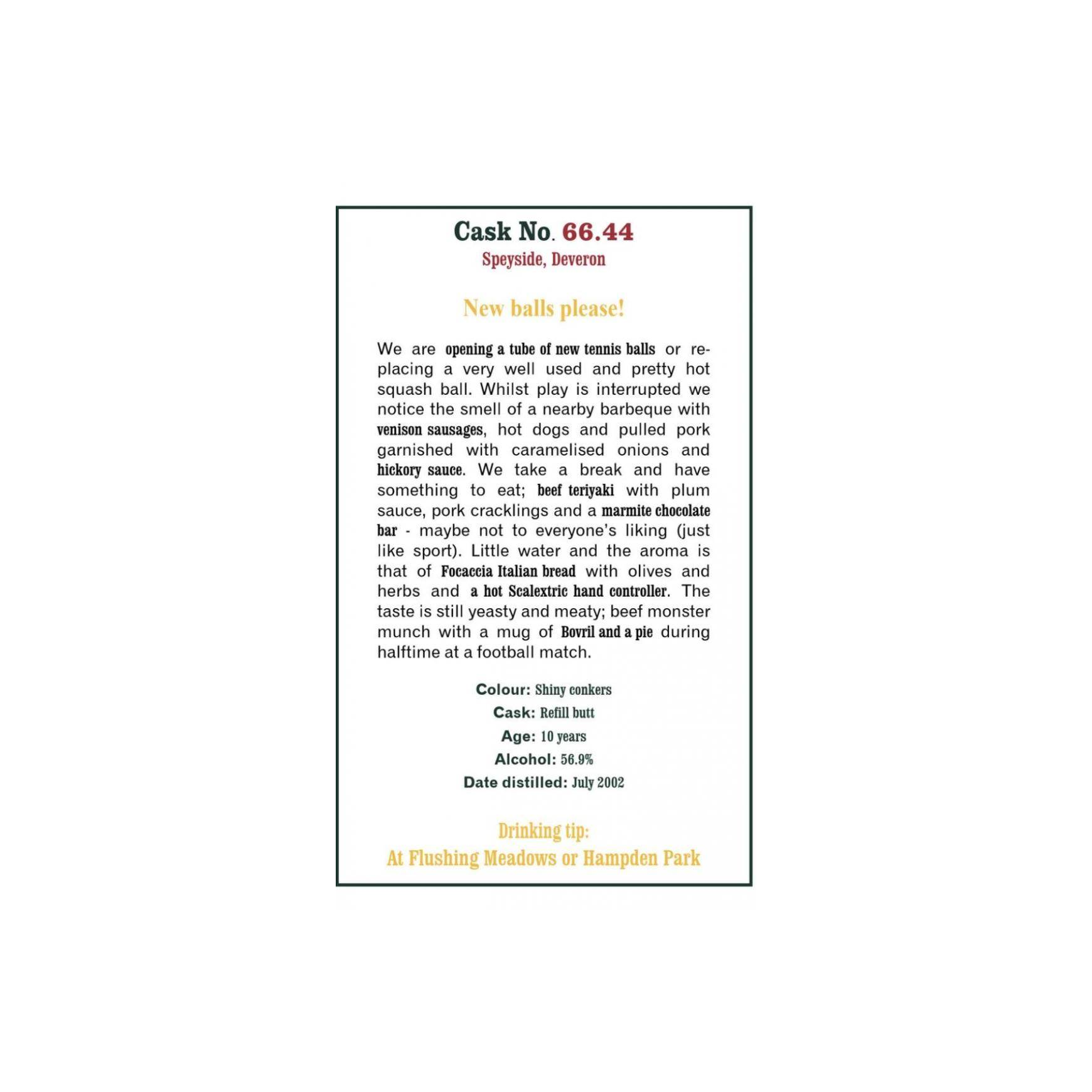 The Scotch Malt Whisky Society 2002 10 Years Single Malt Whisky