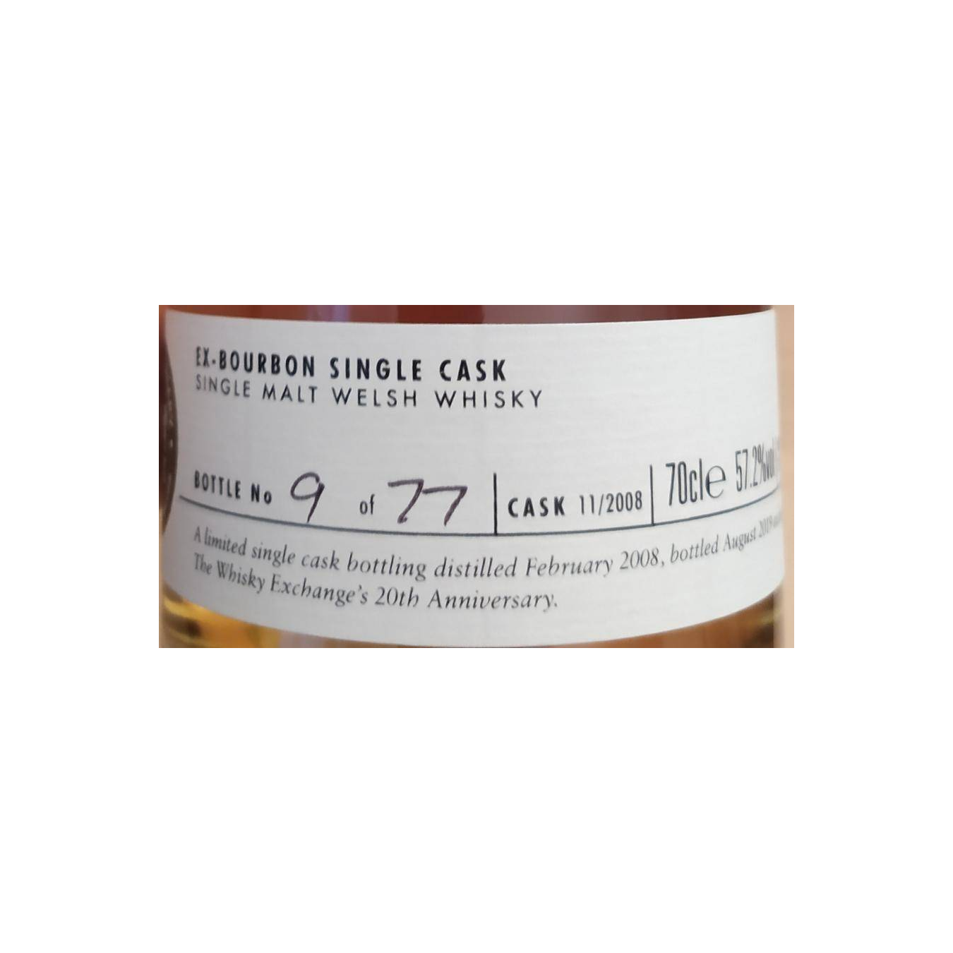 Penderyn Single Cask 2008 11 Years Single Malt Whisky 2