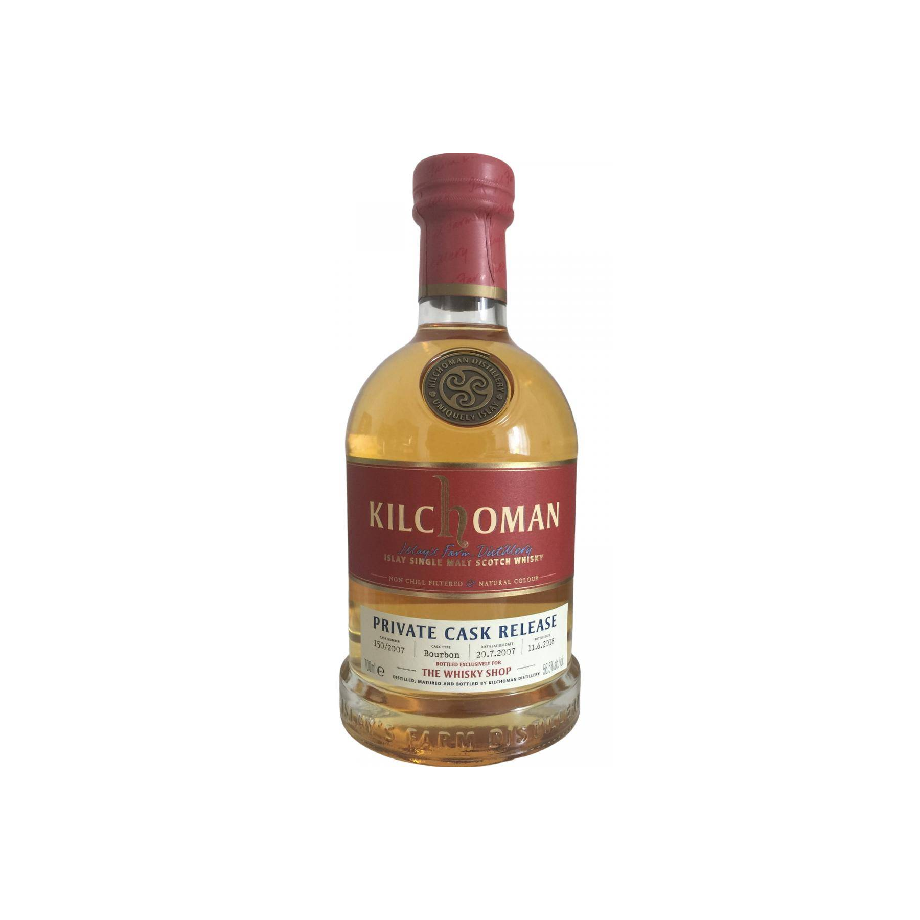 Kilchoman 2007 10 Years Single Malt Whisky