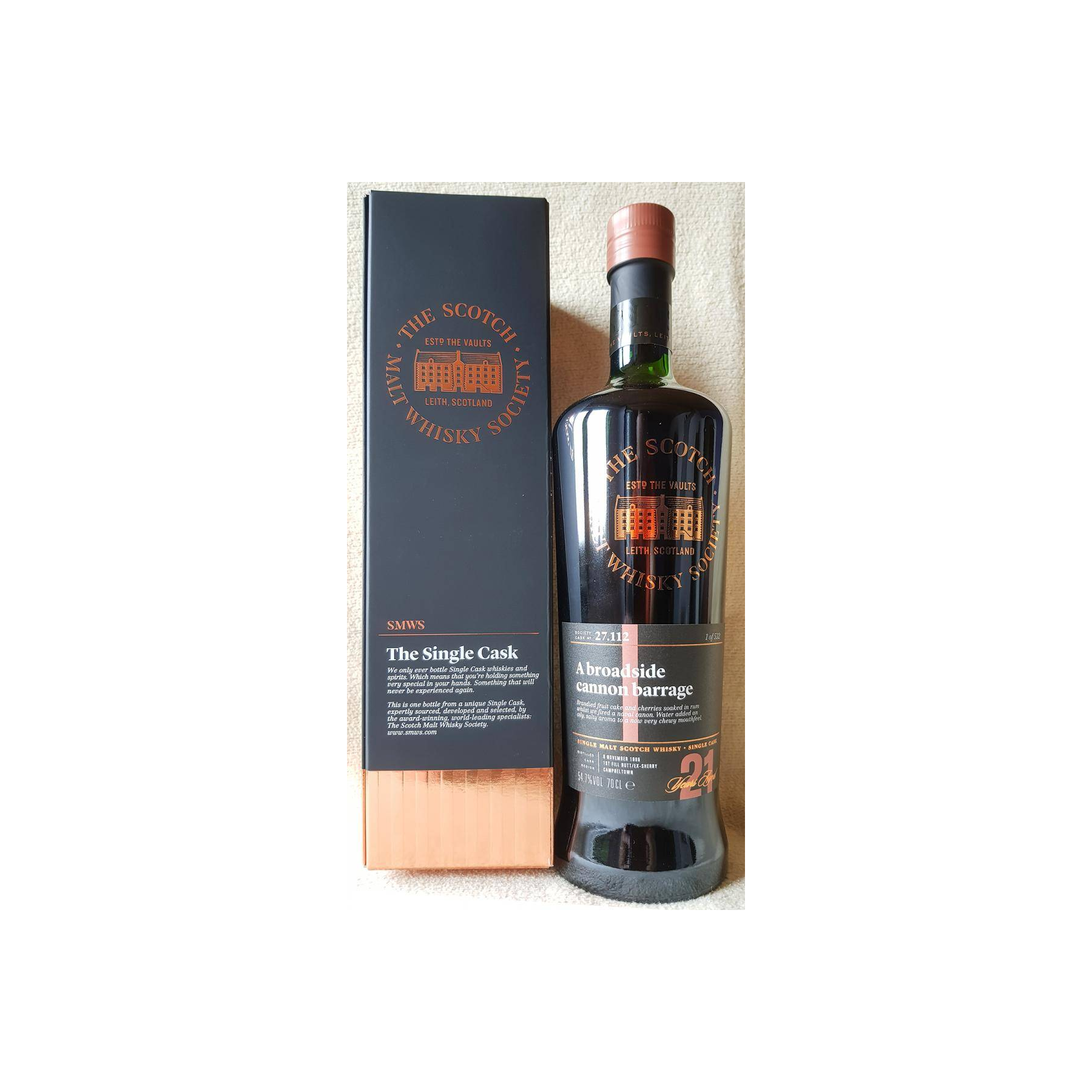 The Scotch Malt Whisky Society 1996 21 Years Single Malt Whisky 3