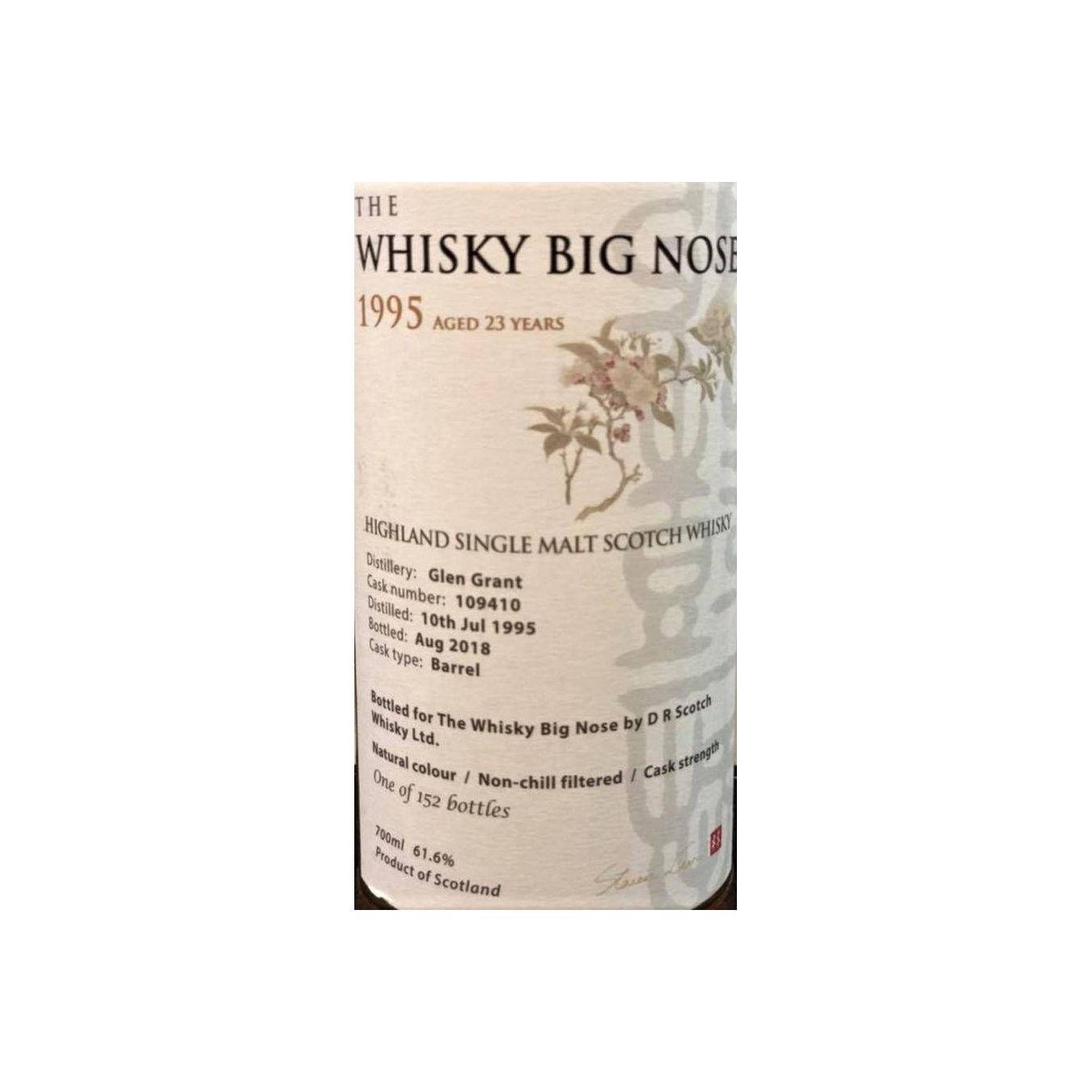 Glen Grant 1995 23 Years Single Malt Whisky