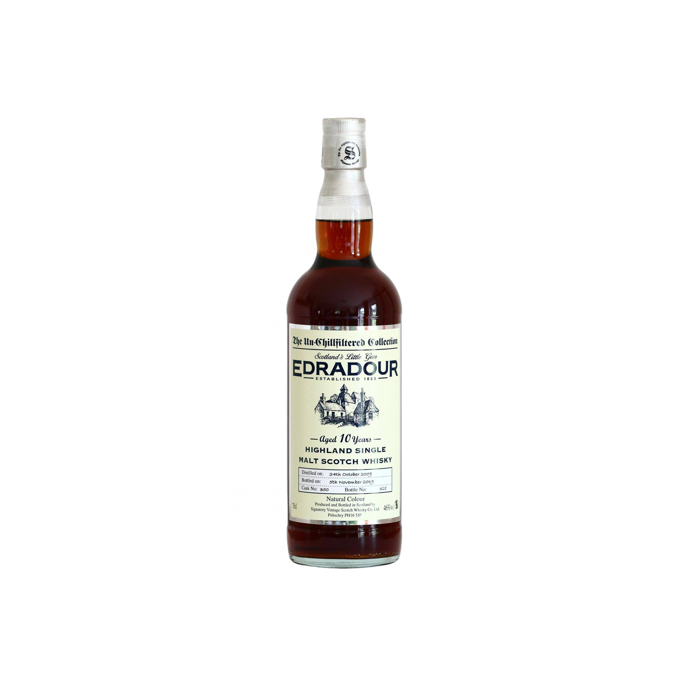 Edradour The Un-Chillfiltered Collection 2009 10 Years Single Malt Whisky