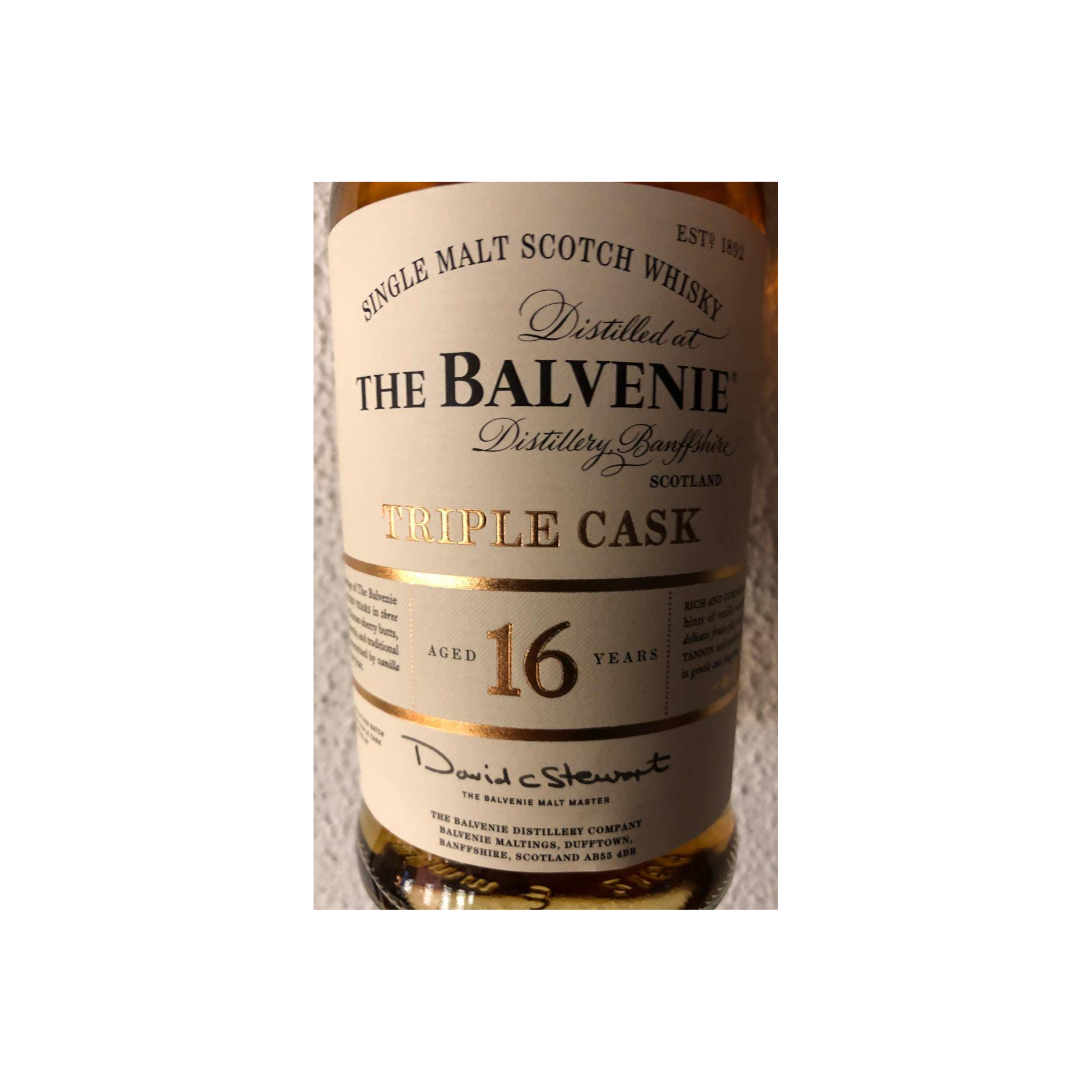 The Balvenie 16 Years Single Malt Whisky 2