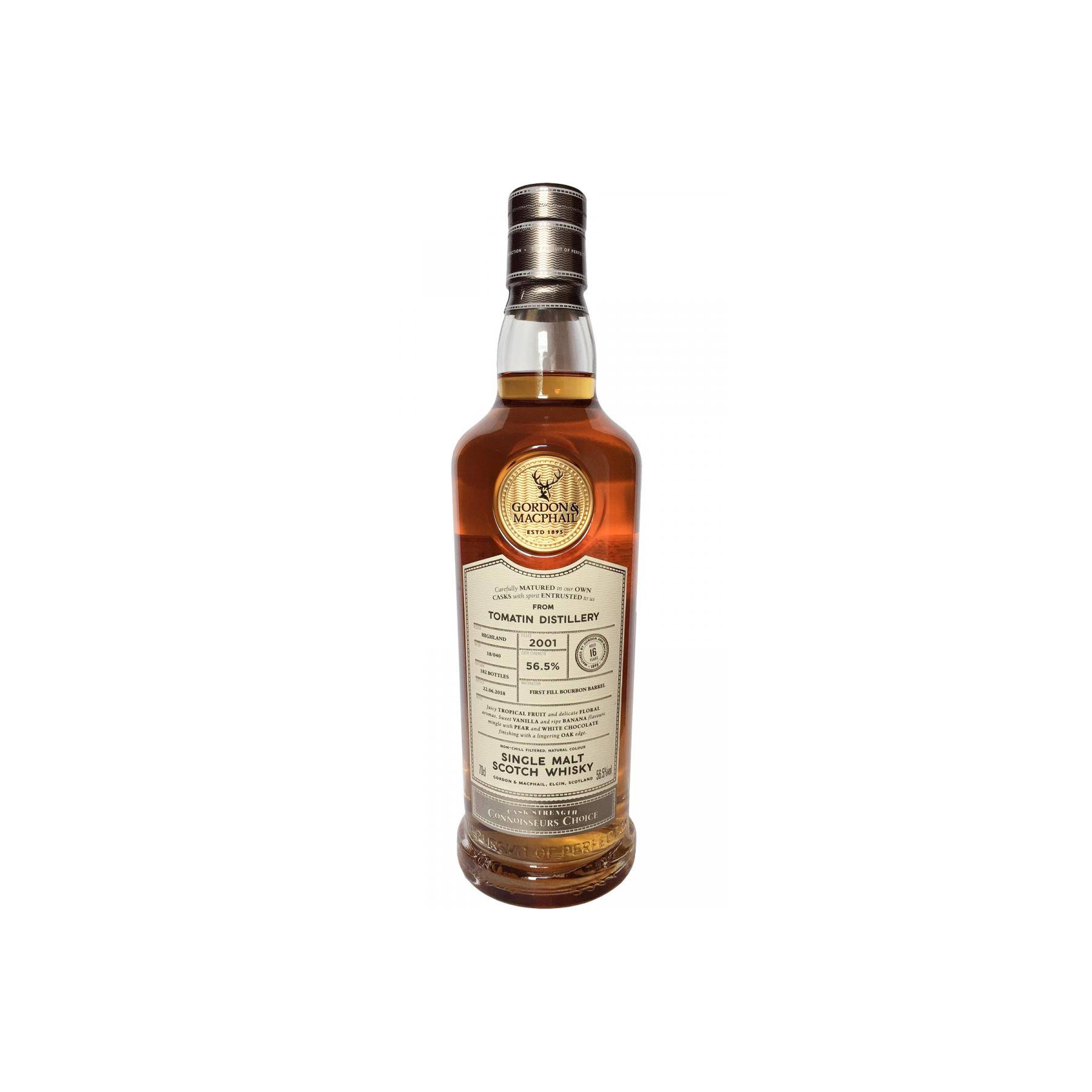 Tomatin Connoisseurs Choice - Cask Strength 2001 16 Years Single Malt Whisky