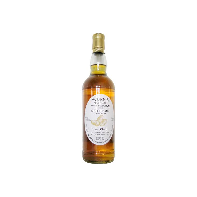 Springbank 1968 39 Years Single Malt Whisky