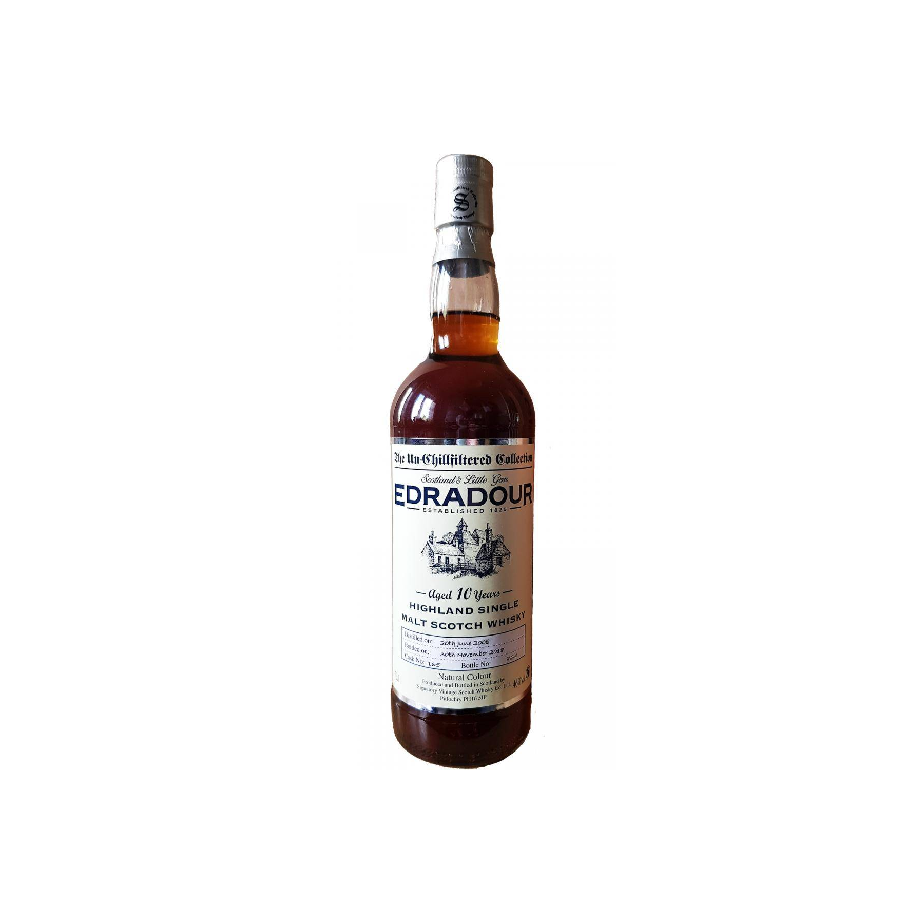 Edradour The Un-Chillfiltered Collection 2008 10 Years Single Malt Whisky