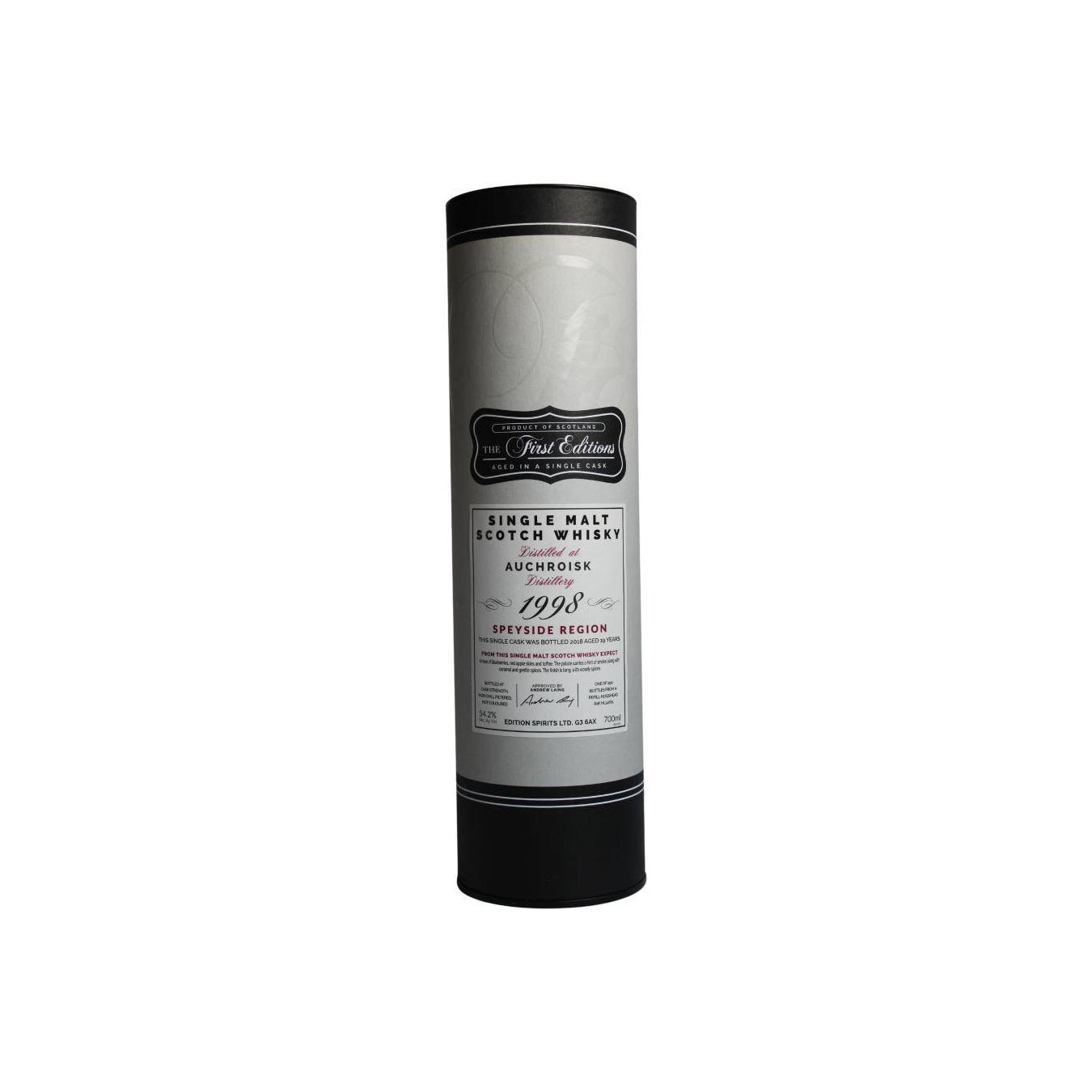 Auchroisk The First Editions 1998 19 Years Single Malt Whisky 3