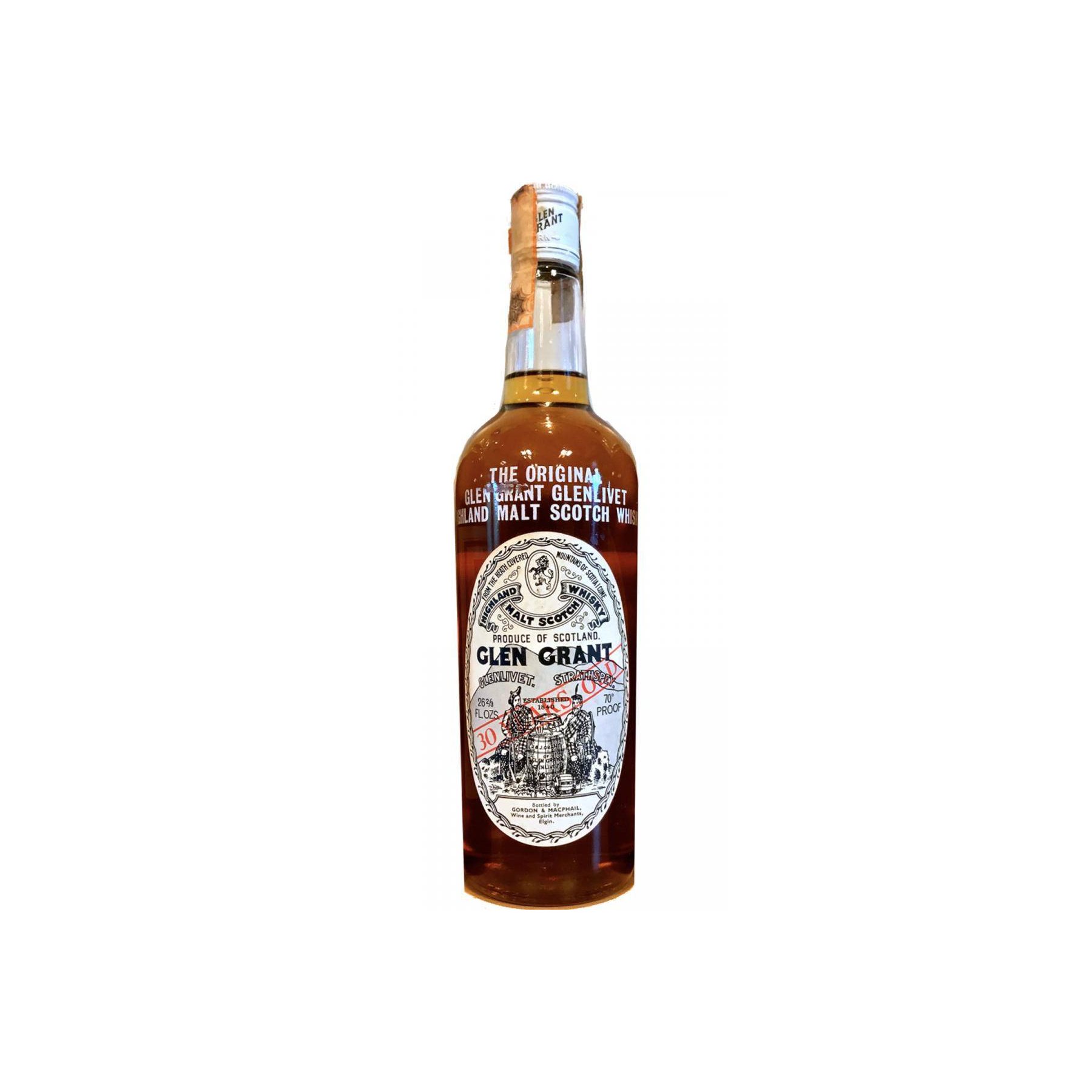 Glen Grant Licensed Bottling 30 Years Single Malt Whisky