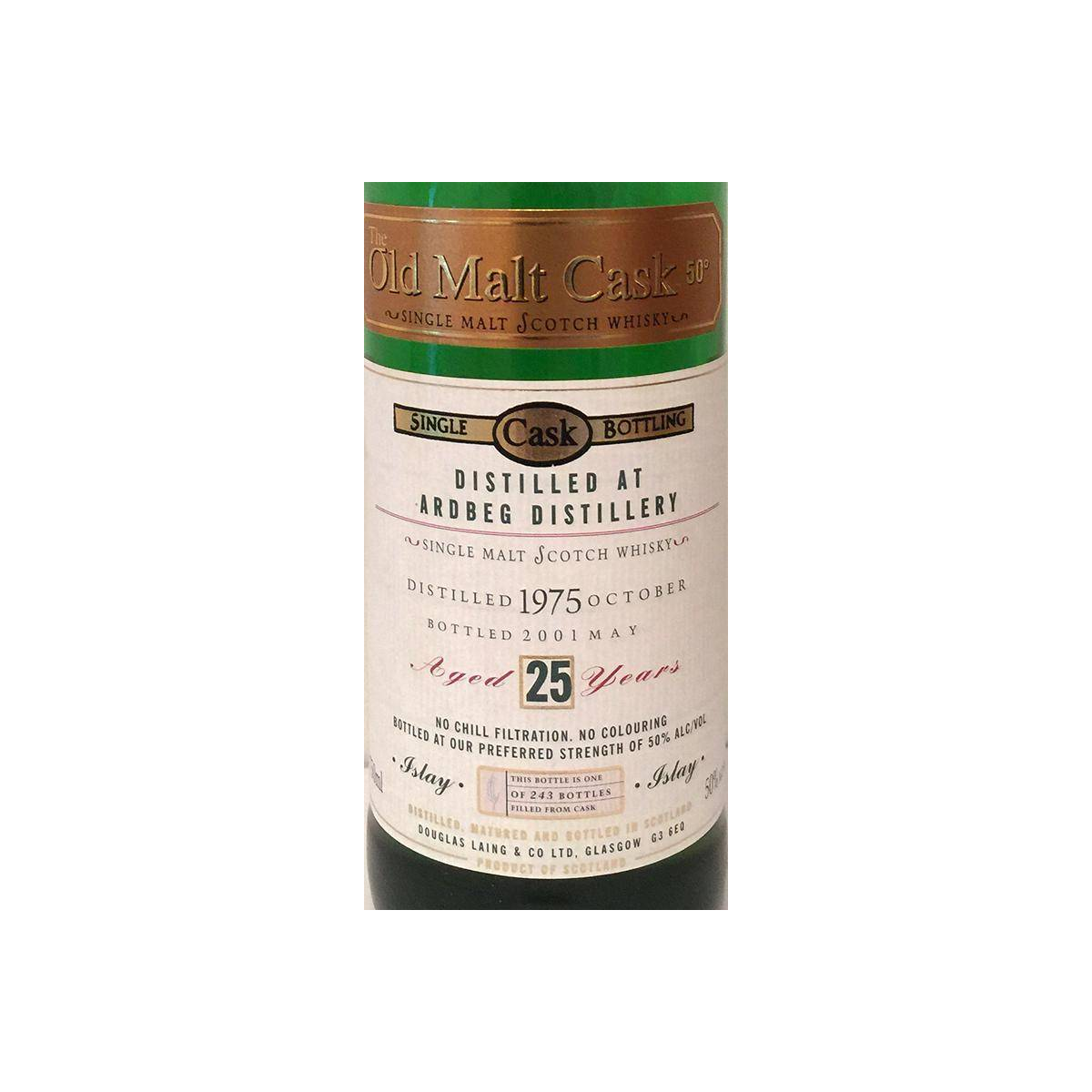 Ardbeg Old Malt Cask 1975 25 Years Single Malt Whisky 2