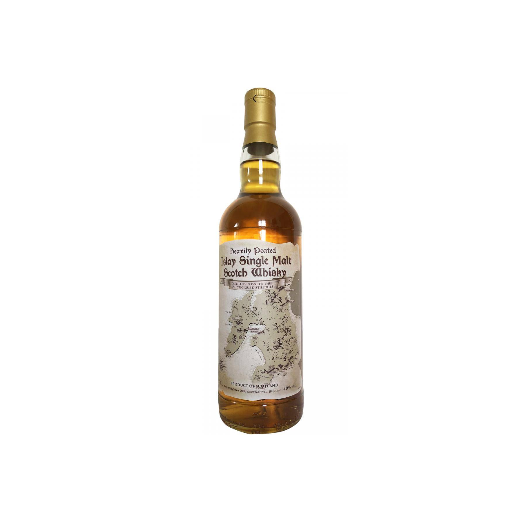 Islay Single Malt Scotch Whisky Heavily Peated