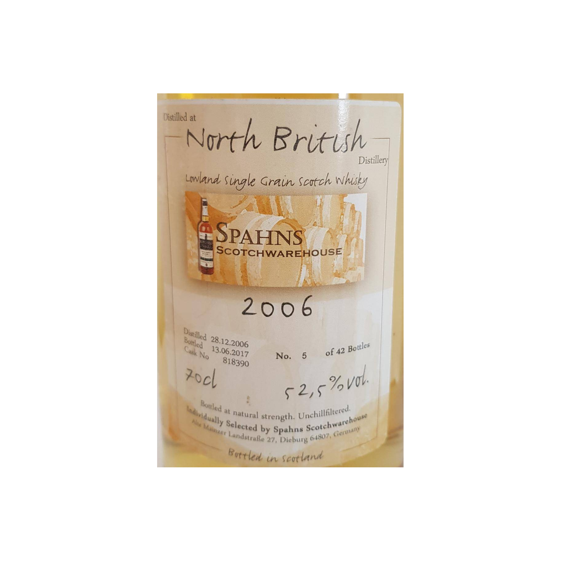 North British 2006 10 Years Single Grain Whisky 2