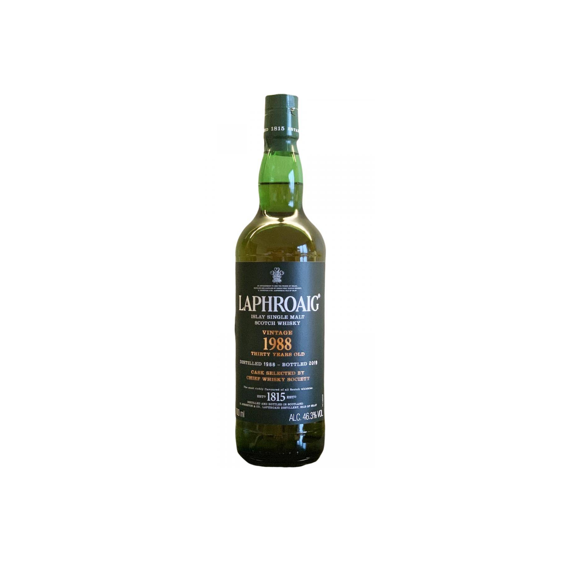 Laphroaig 1988 30 Years Single Malt Whisky