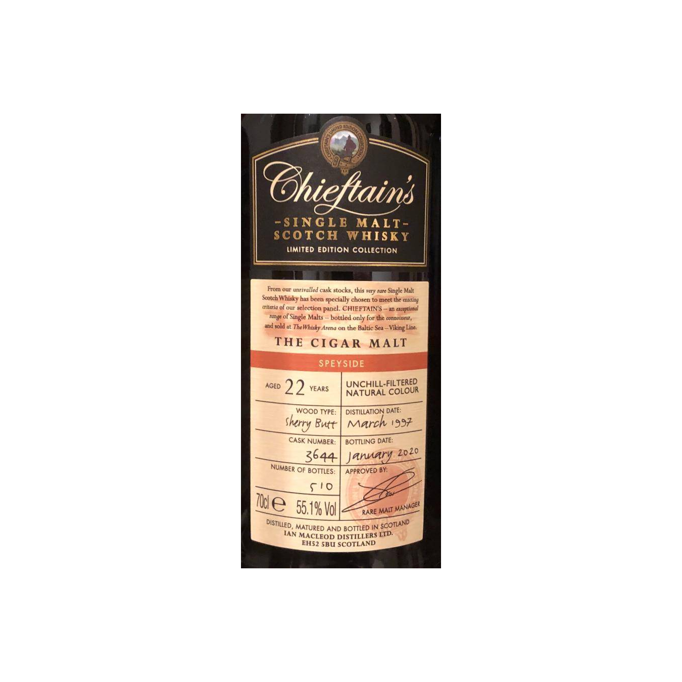 Ian Macleod 1997 22 Years Single Malt Whisky 2