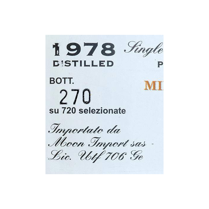 Miltonduff 1978 20 Years Single Malt Whisky 3