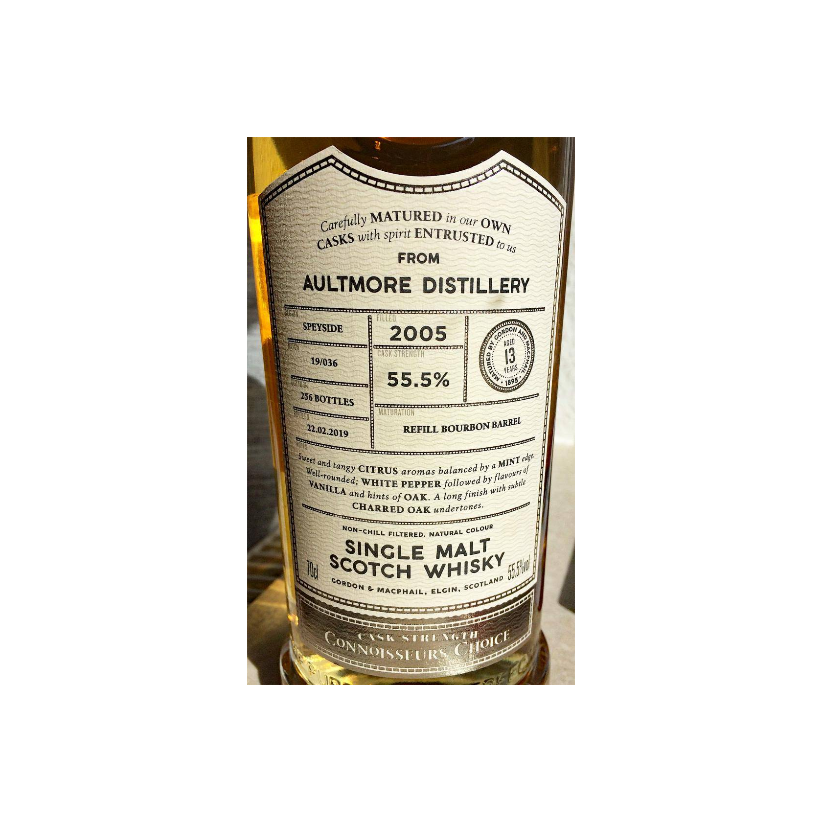 Aultmore Connoisseurs Choice - Cask Strength 2005 13 Years Single Malt Whisky 3