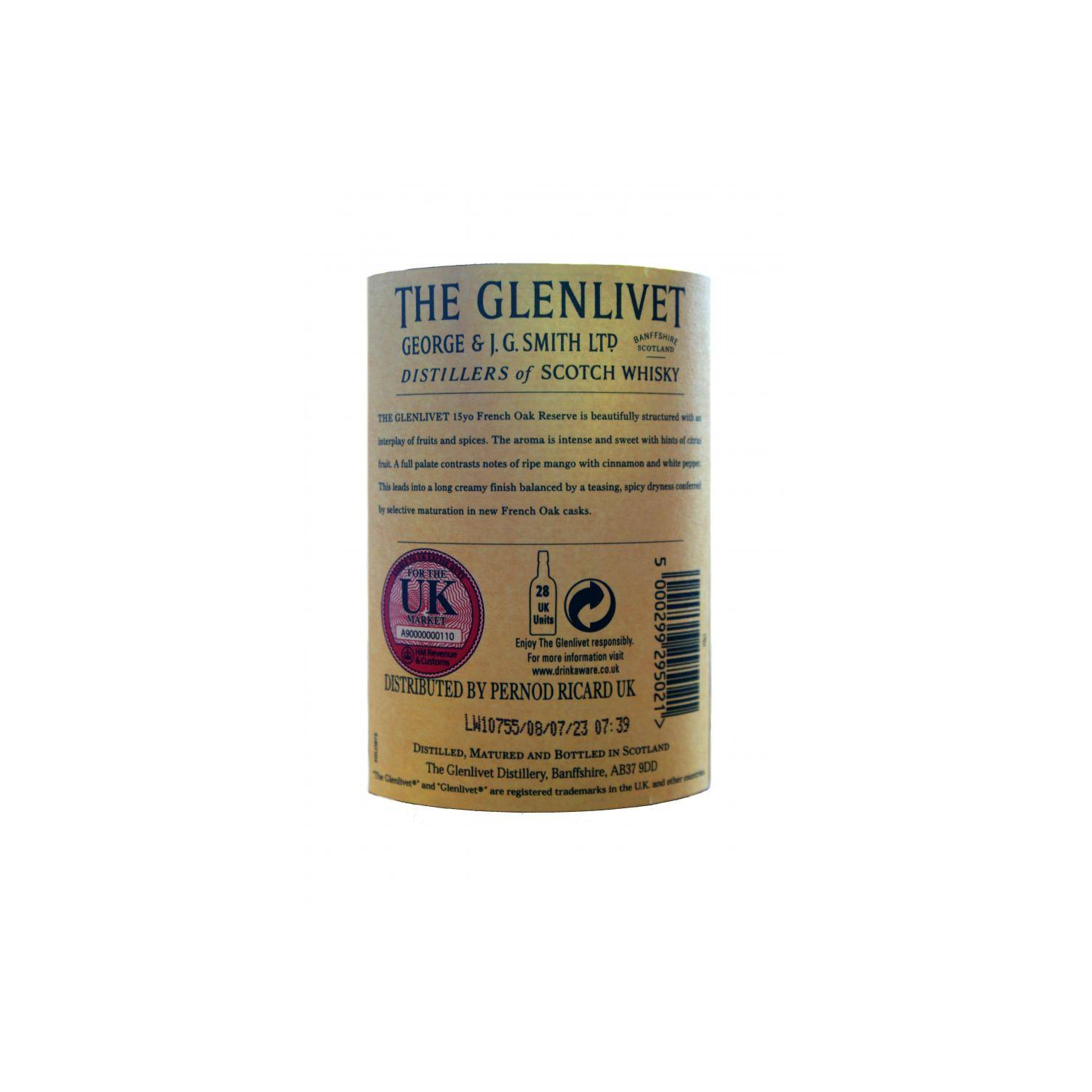 The Glenlivet 15 Years Single Malt Whisky