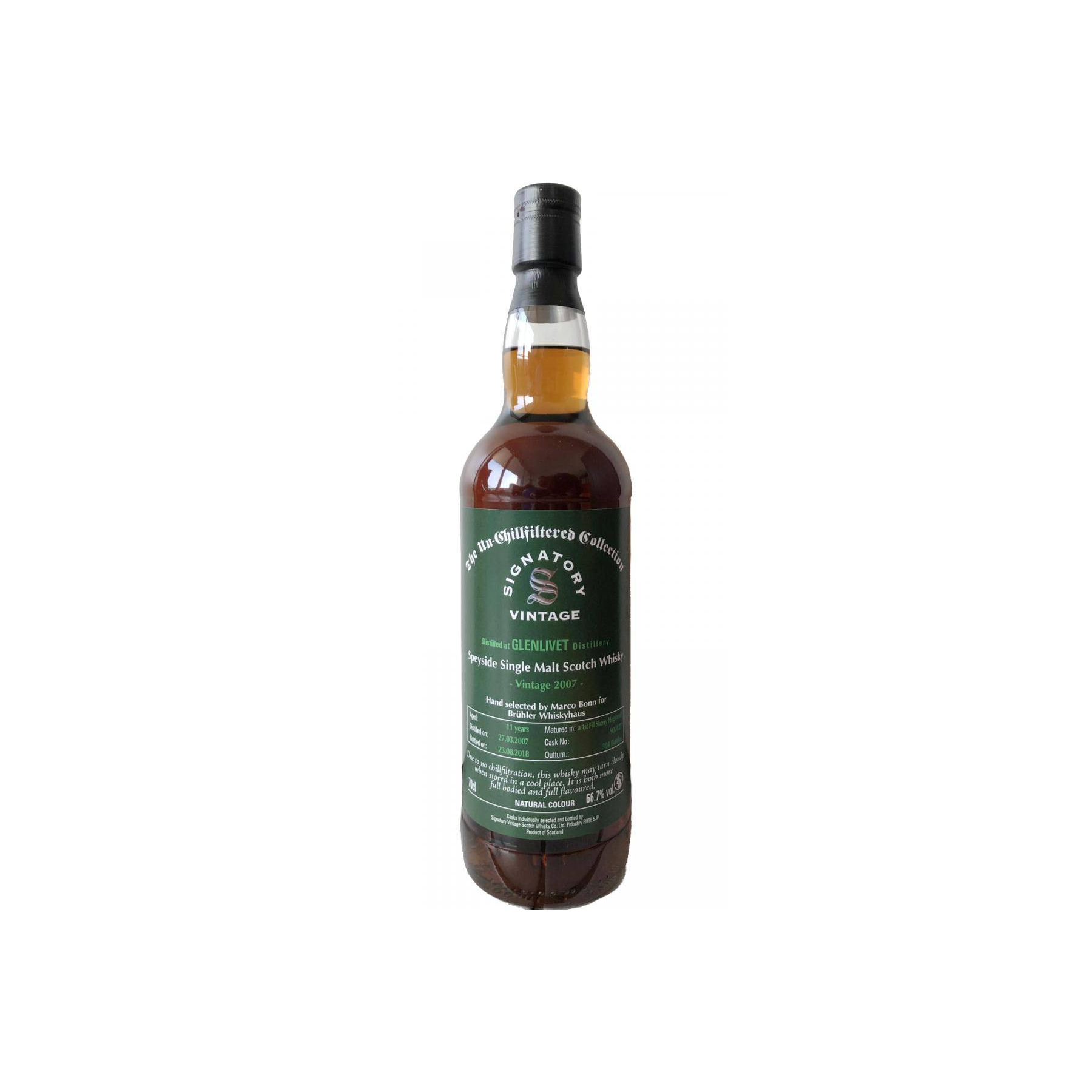 The Glenlivet The Un-Chillfiltered Collection 2007 11 Years Single Malt Whisky