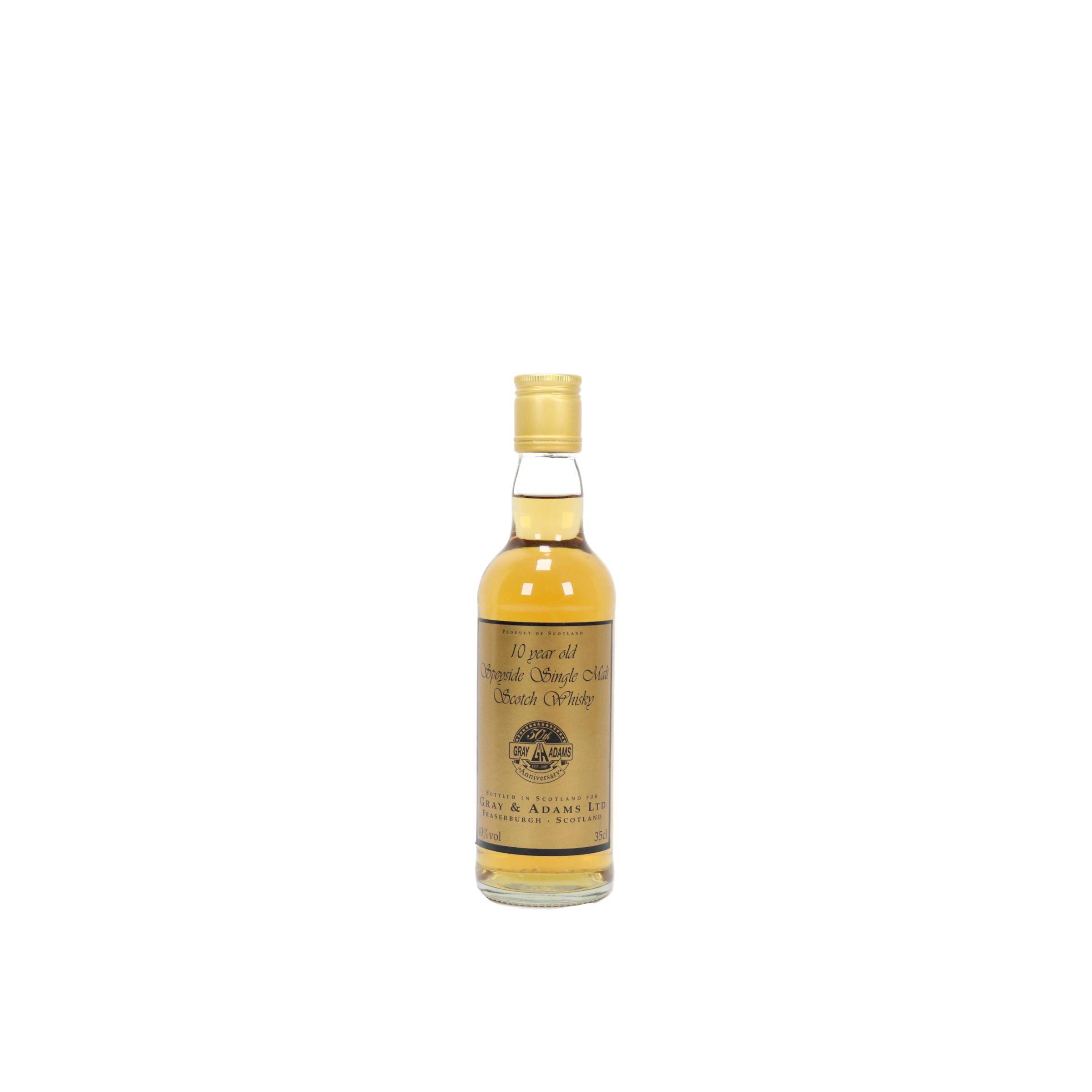 Speyside Single Malt Scotch Whisky 10-year-old G&AL