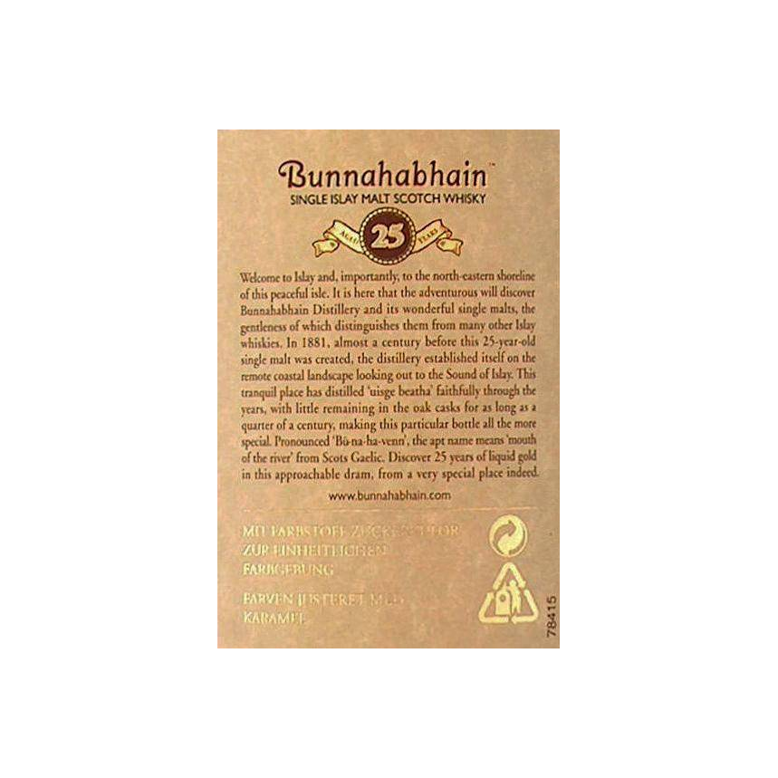 Bunnahabhain 25 Years Single Malt Whisky 2