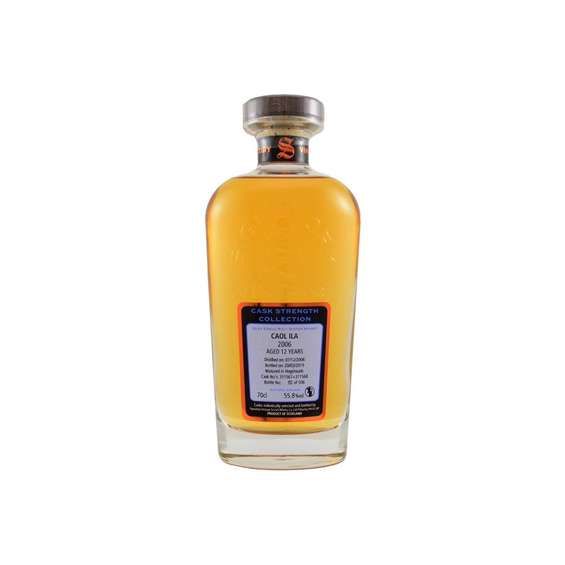 Caol Ila Cask Strength Collection 2006 12 Years Single Malt Whisky