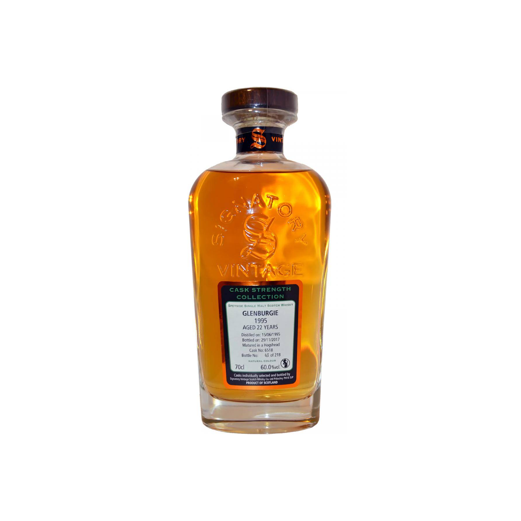 Glenburgie Cask Strength Collection 1995 22 Years Single Malt Whisky