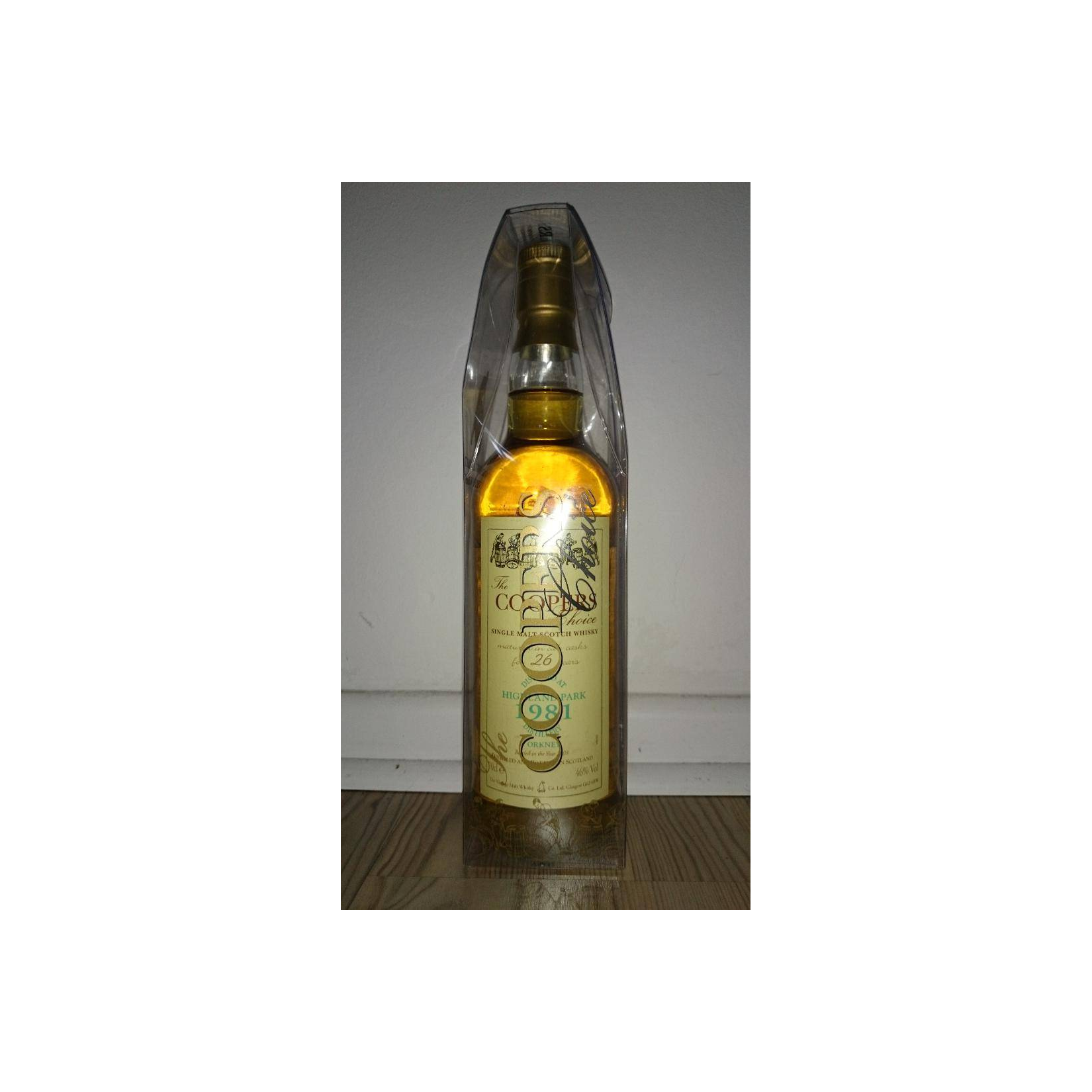 Highland Park The Cooper's Choice 1981 26 Years Single Malt Whisky 2
