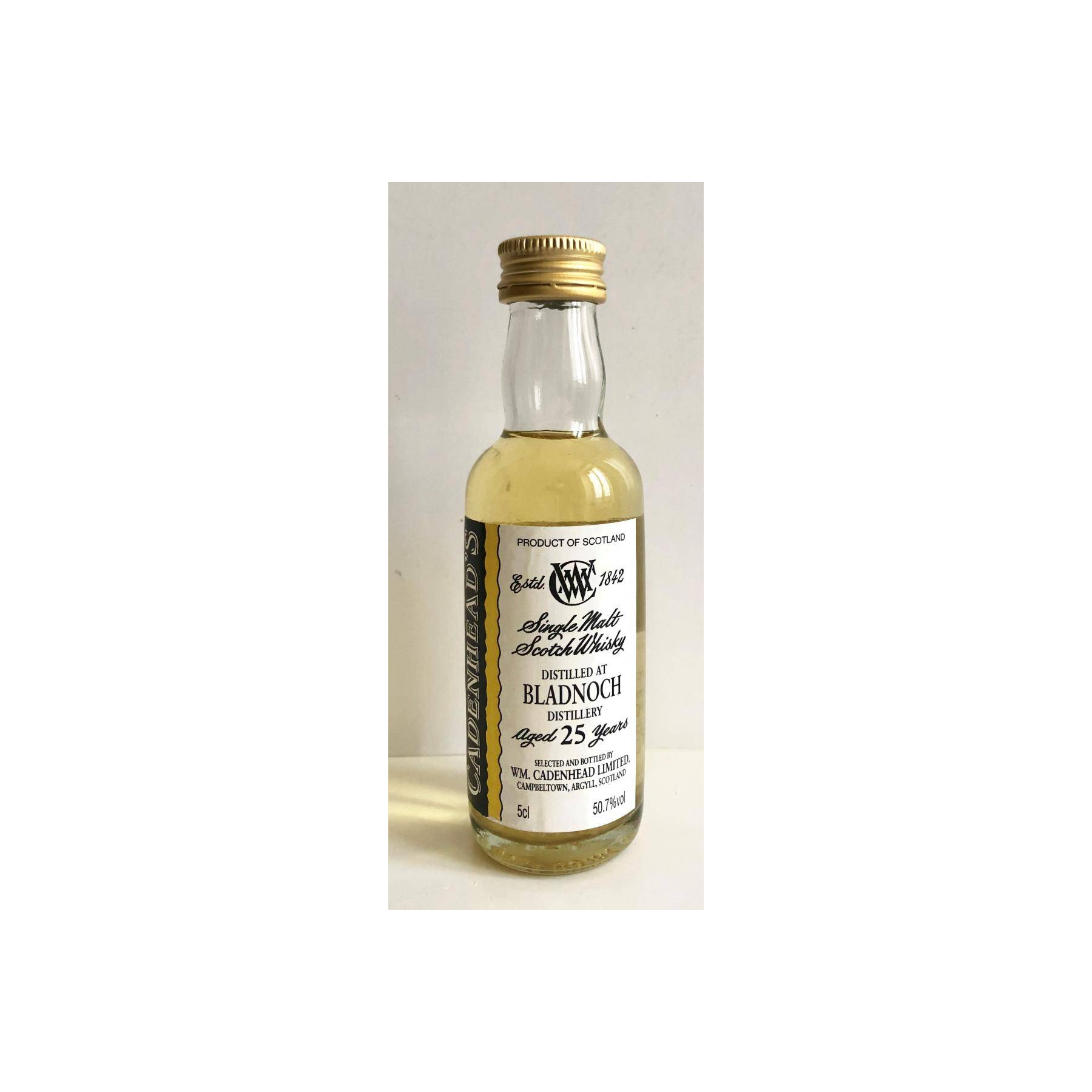 Bladnoch Miniature 1990 25 Years Single Malt Whisky 2