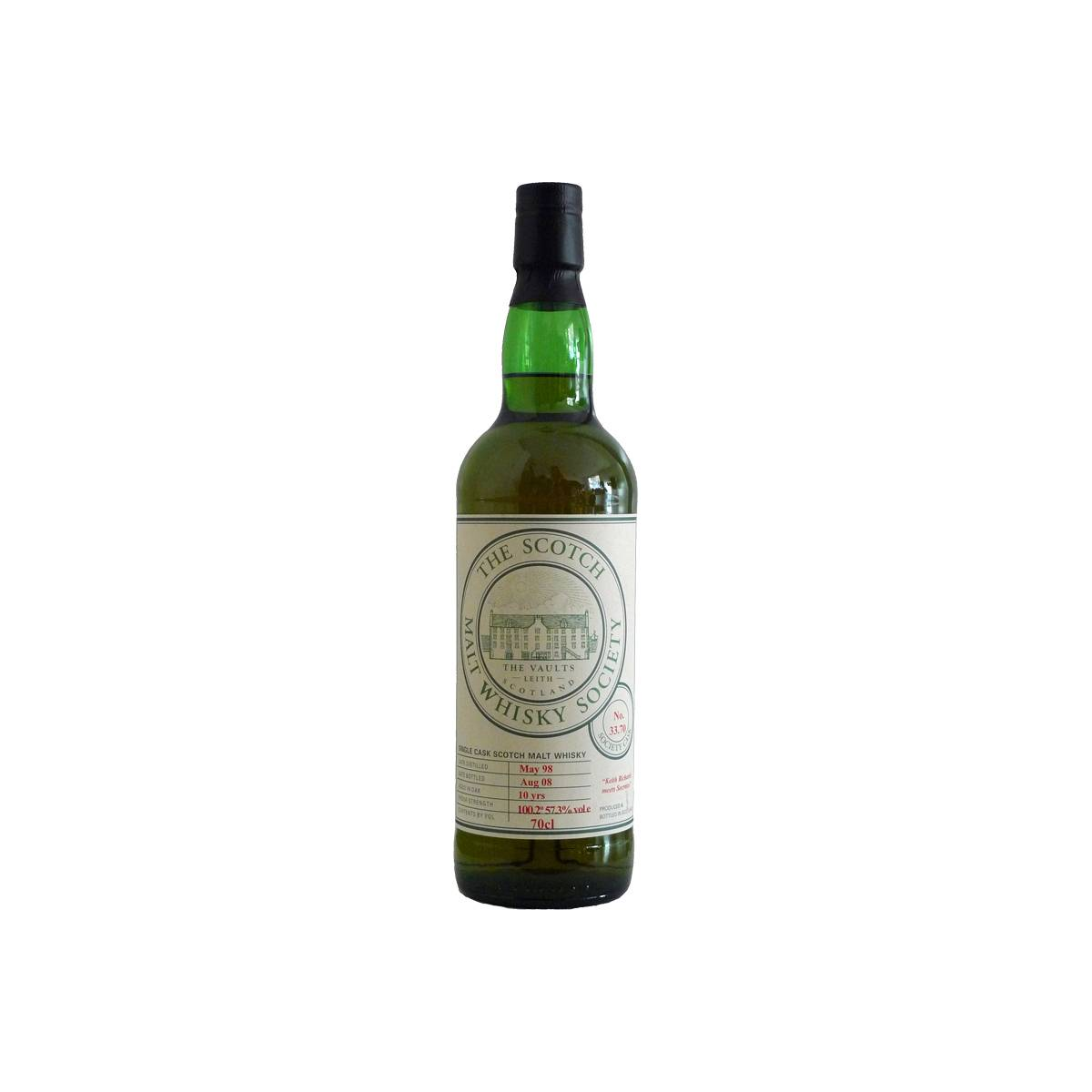 The Scotch Malt Whisky Society 1998 10 Years Single Malt Whisky