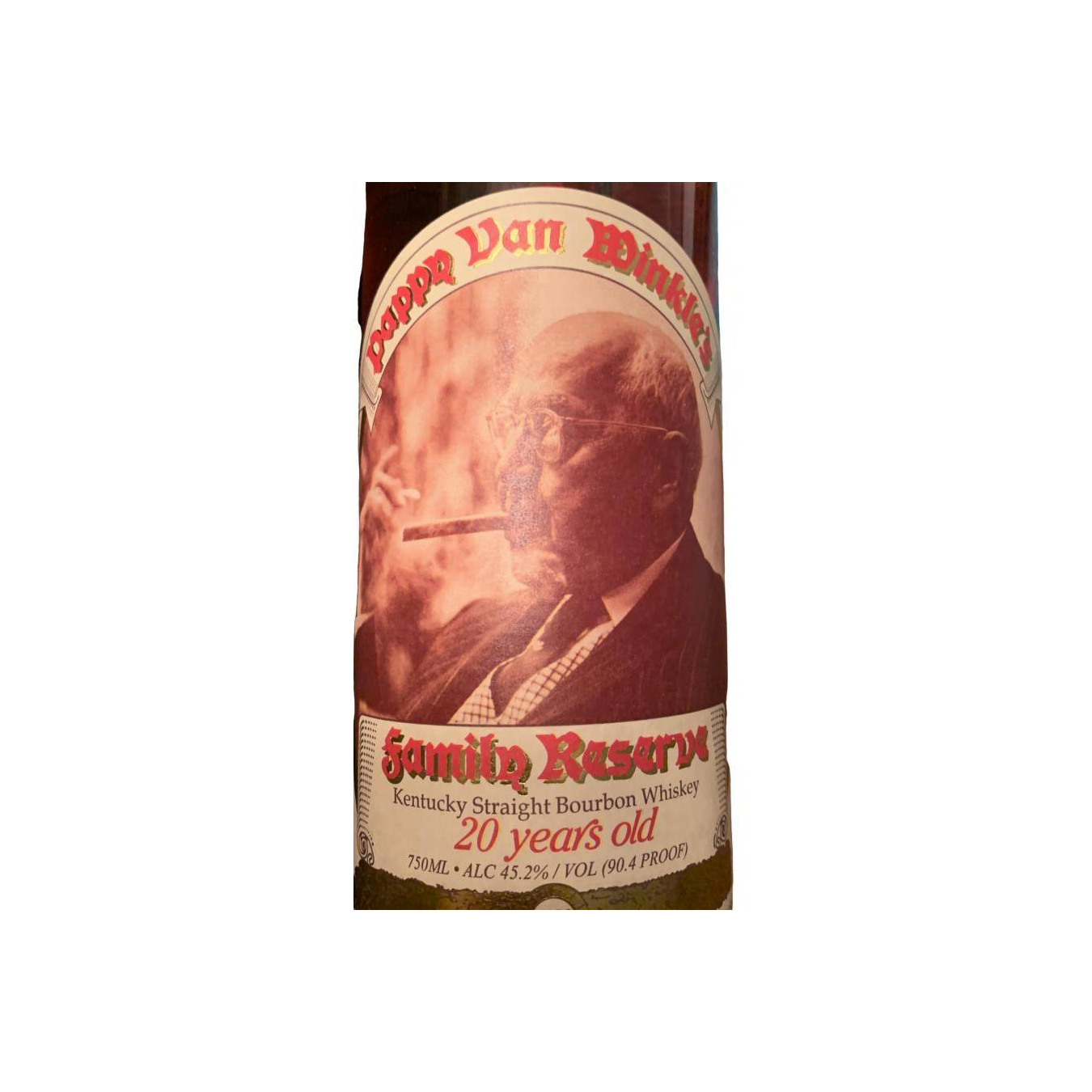 Pappy Van Winkle's 20 Years Bourbon Whisky 2