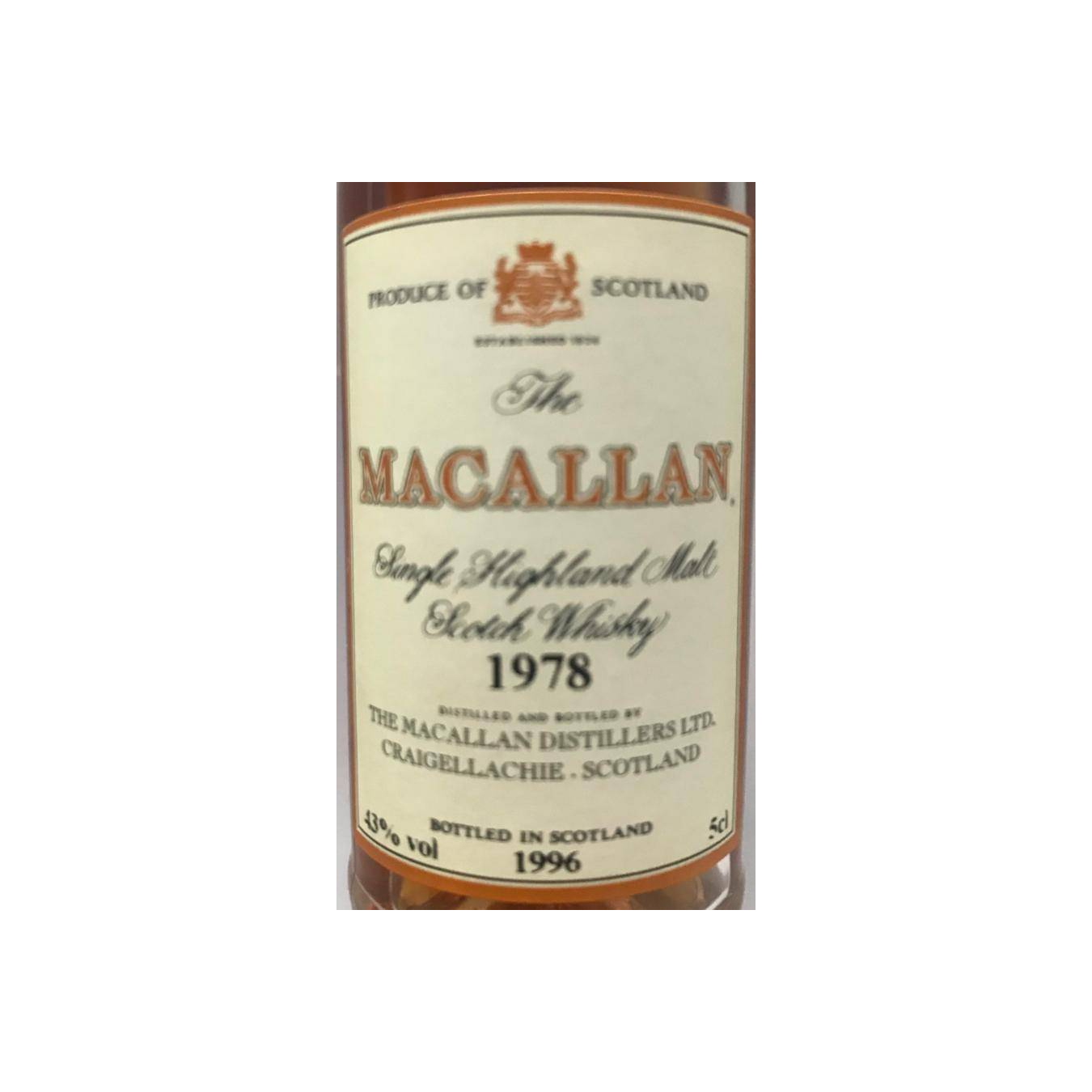 The Macallan 1978 18 Years Single Malt Whisky 2