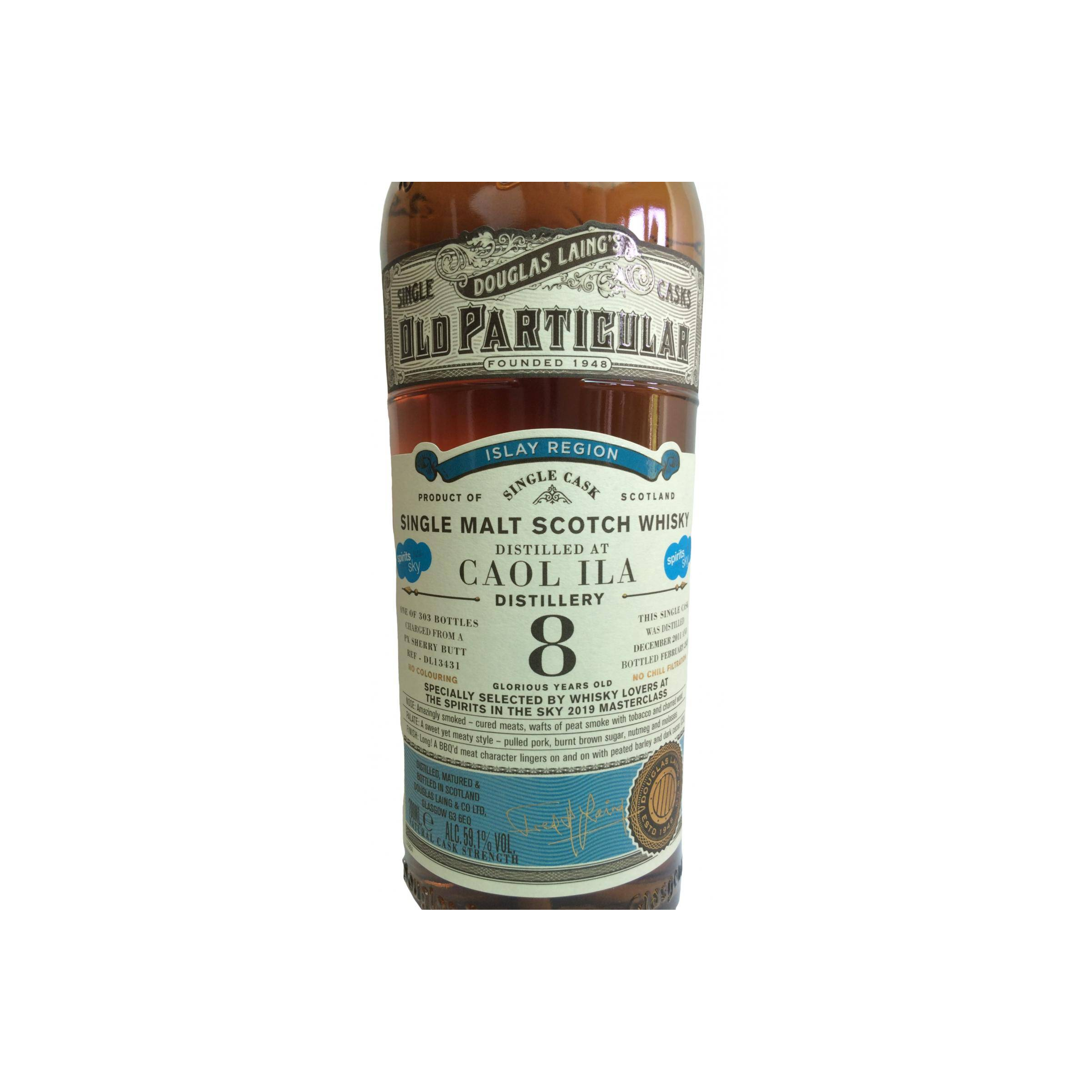 Caol Ila Old Particular 2011 8 Years Single Malt Whisky 2