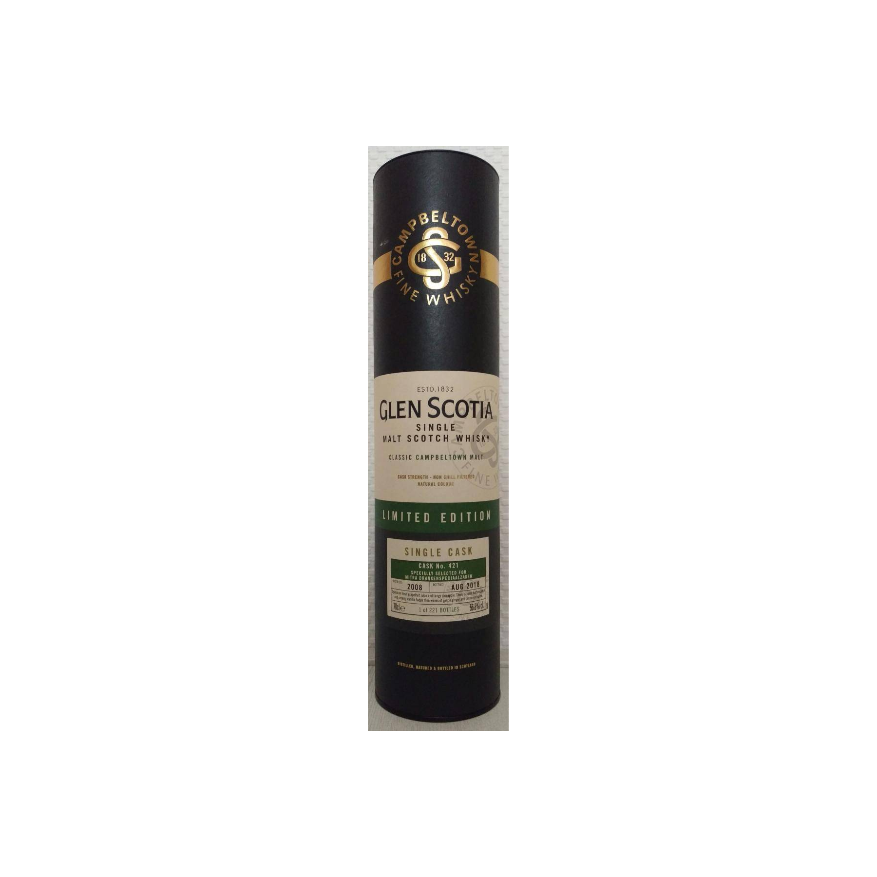 Glen Scotia 2008 10 Years Single Malt Whisky 2