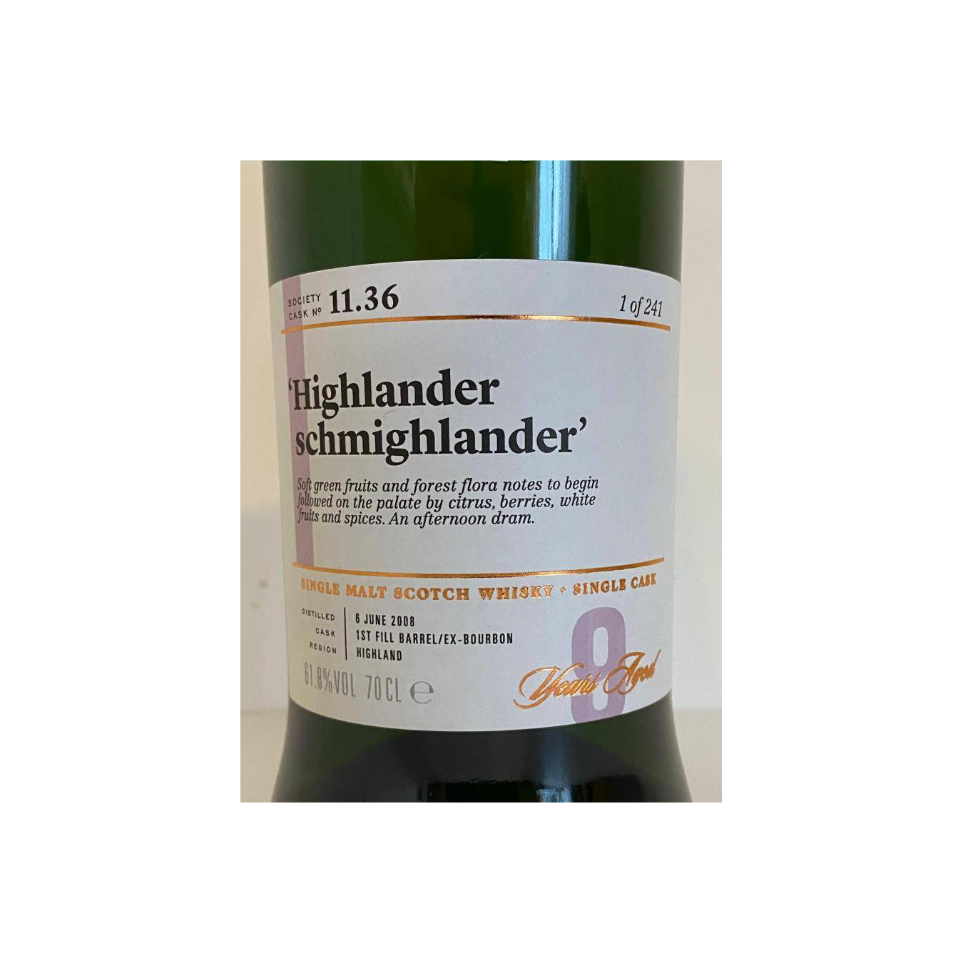 The Scotch Malt Whisky Society 2008 9 Years Single Malt Whisky 2