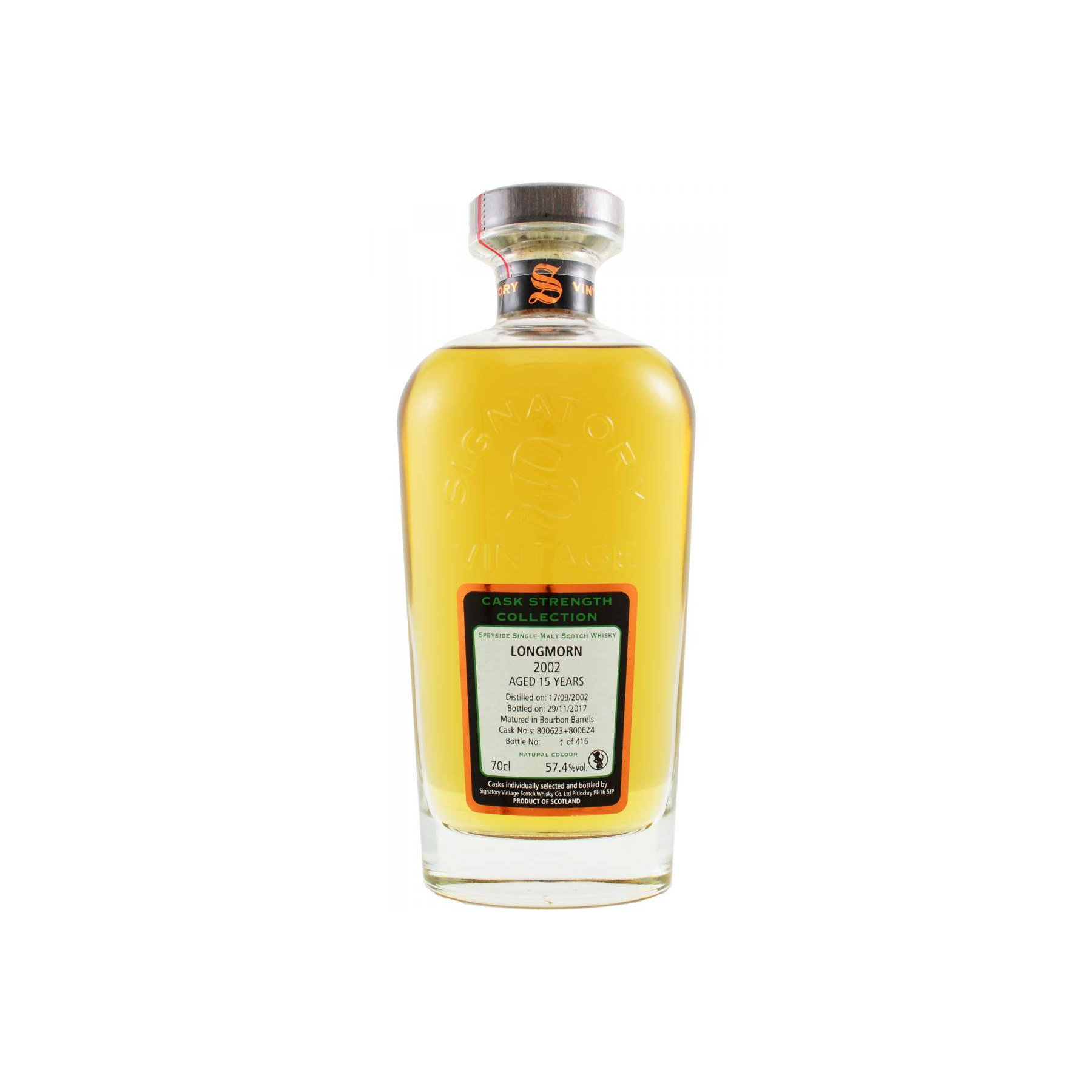 Longmorn Cask Strength Collection 2002 15 Years Single Malt Whisky