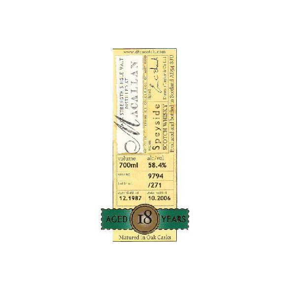 The Macallan Rare Auld 1987 18 Years Single Malt Whisky 2