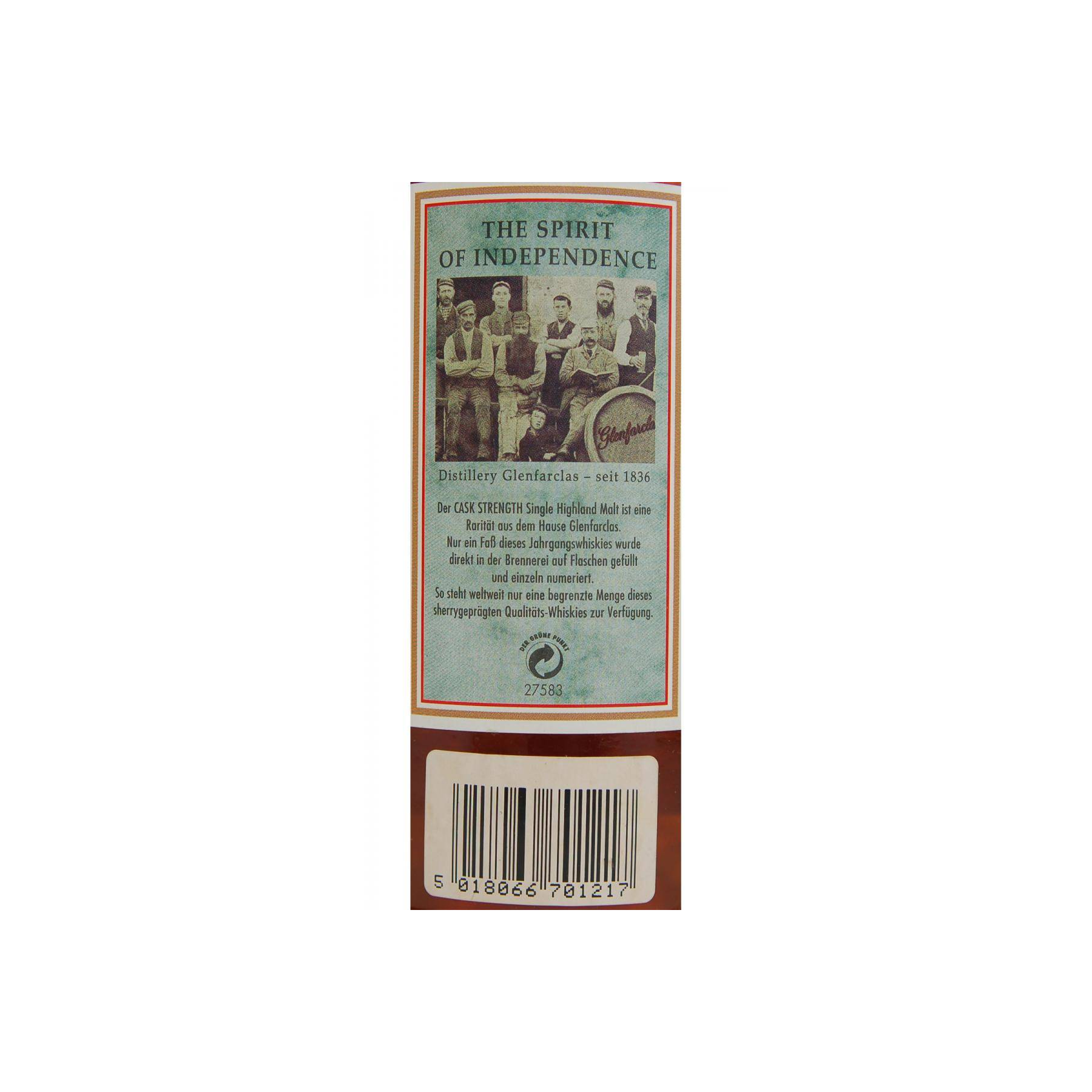 Glenfarclas Cask Strength Collection 1970 26 Years Single Malt Whisky 3
