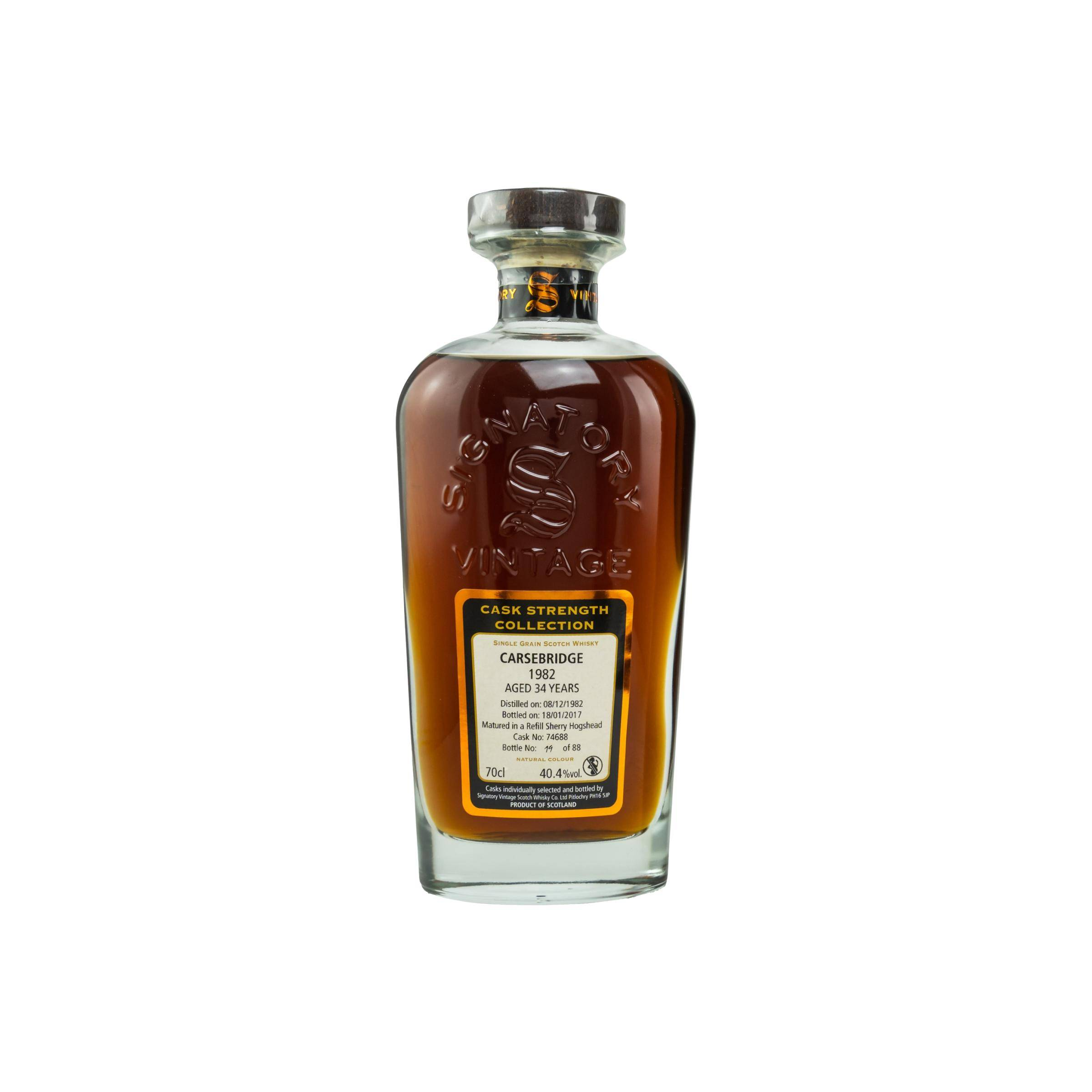Carsebridge Cask Strength Collection 1982 34 Years Single Grain Whisky