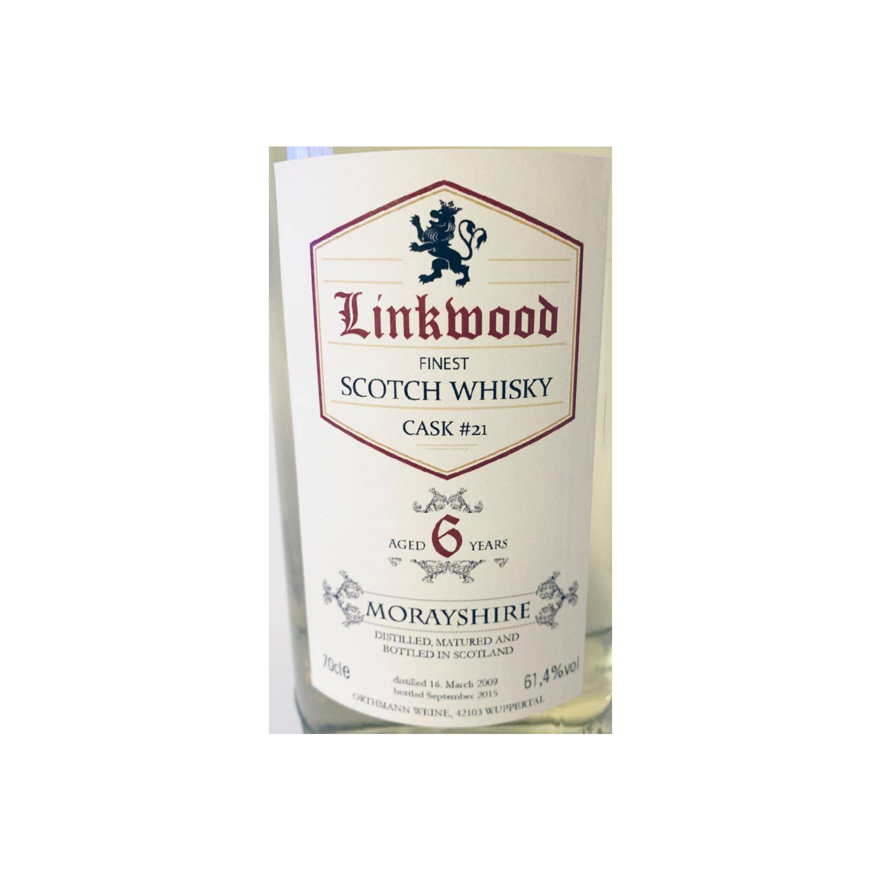 Linkwood 2009 6 Years Single Malt Whisky 2