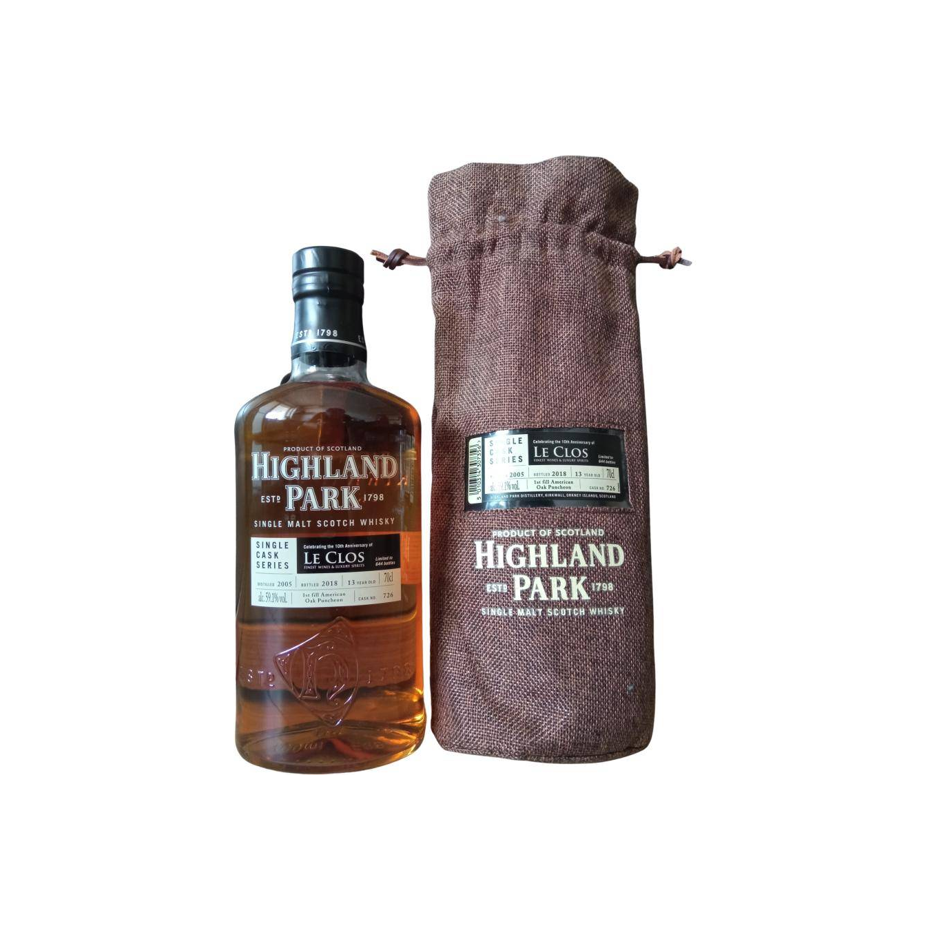 Highland Park Single Cask 2005 13 Years Single Malt Whisky 2